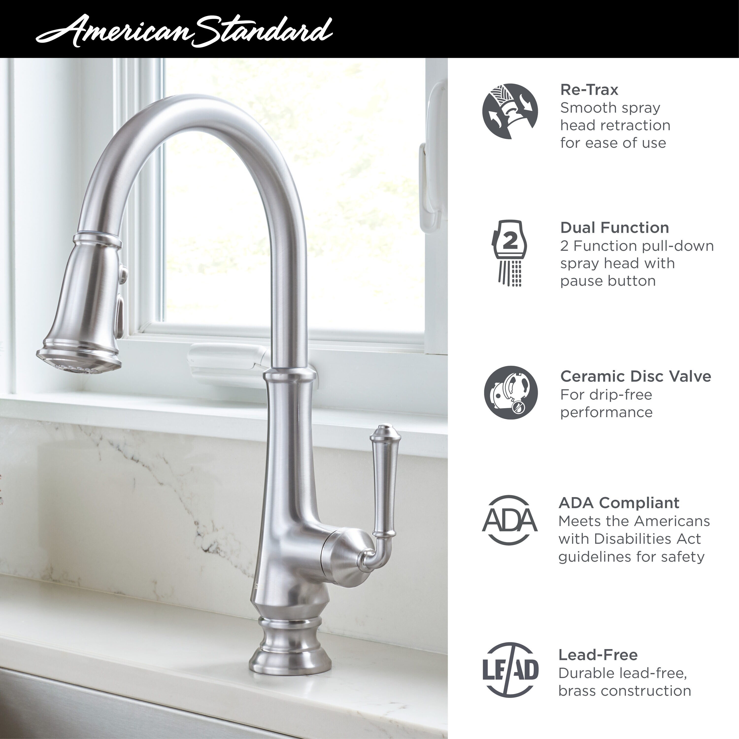 American Standard 4279300.002 Kitchen-Faucets - View #2