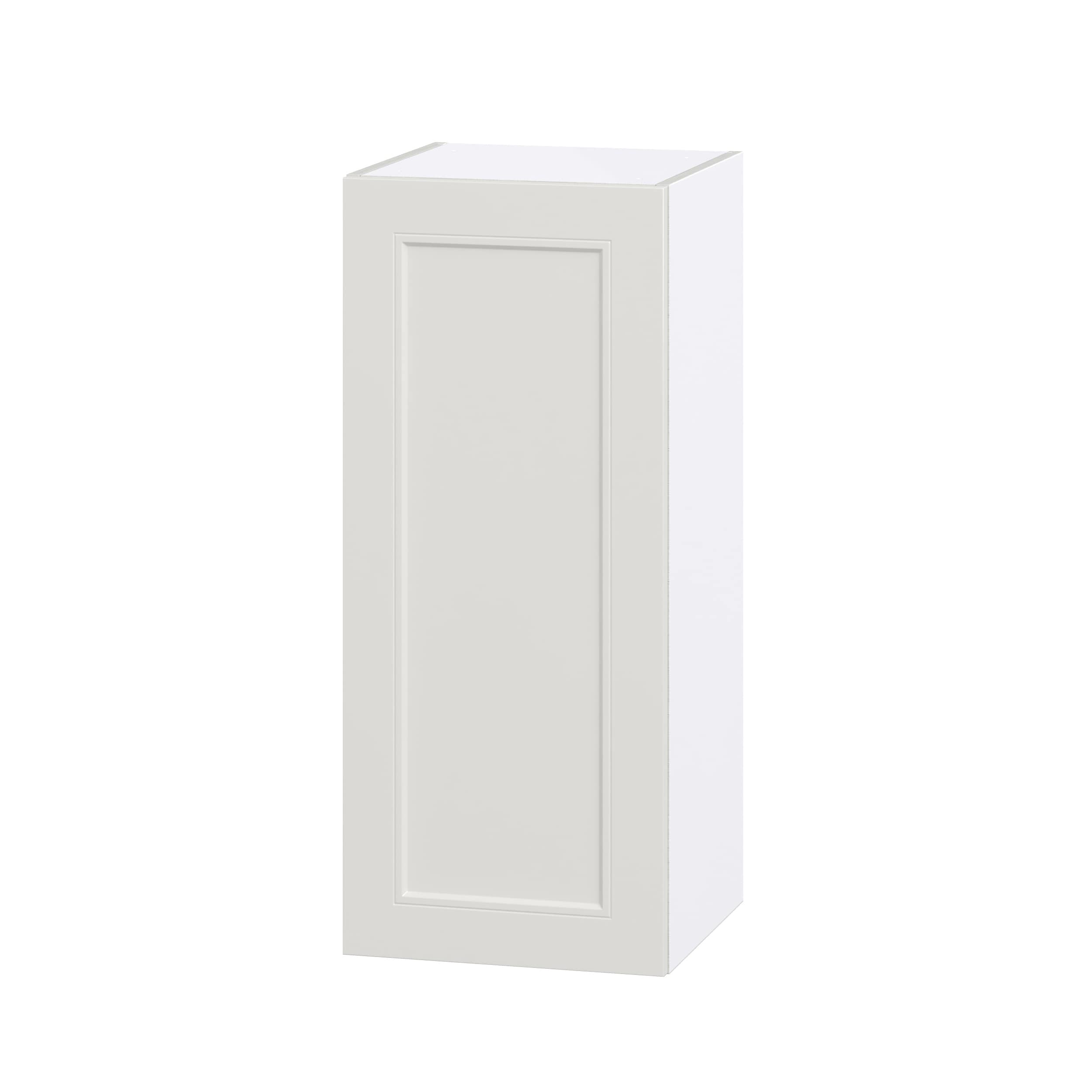 Hugo&Borg DSW1535(L/R)-BE Belcourt 15-in W x 35-in H x 14-in D Painted Light Gray Wall Fully assembled Cabinet (Recessed Panel Shaker)