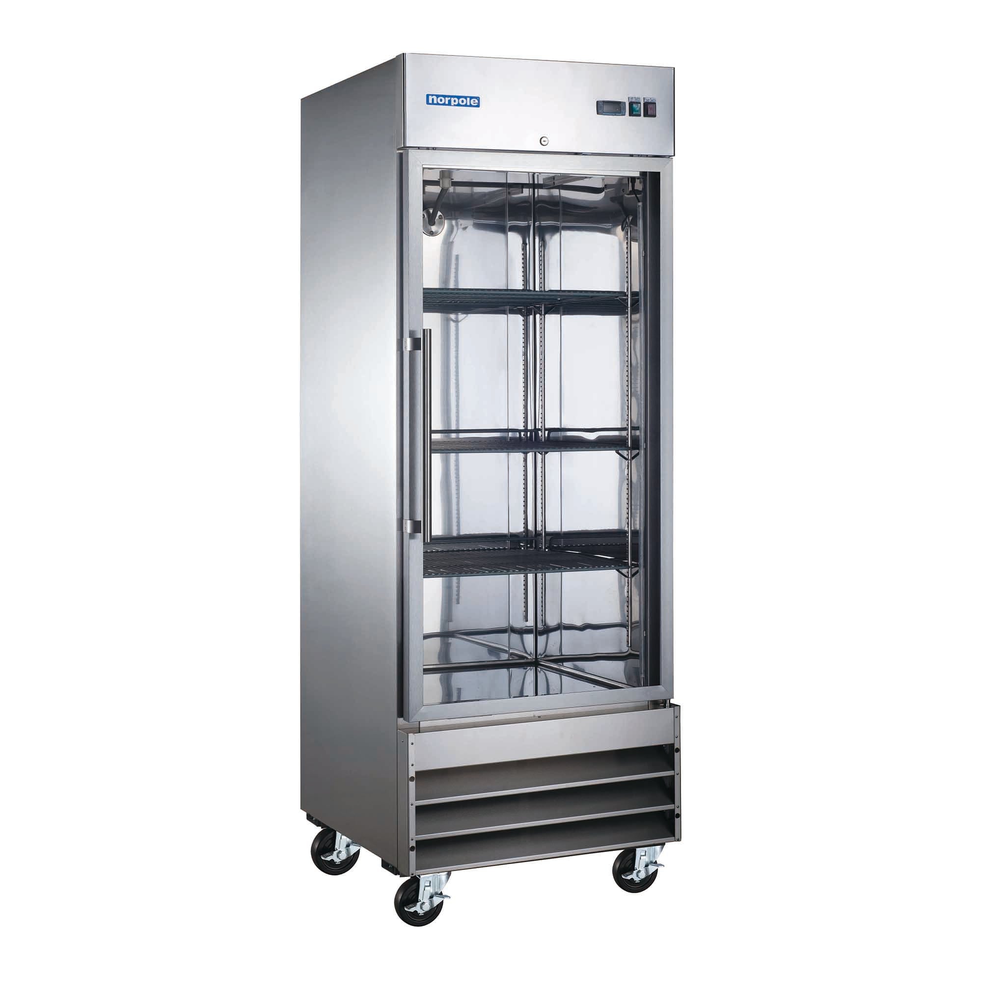 Norpole NP1F-G 23-Cu. Feet Upright Frost-free Commercial Freezer in Stainless Look