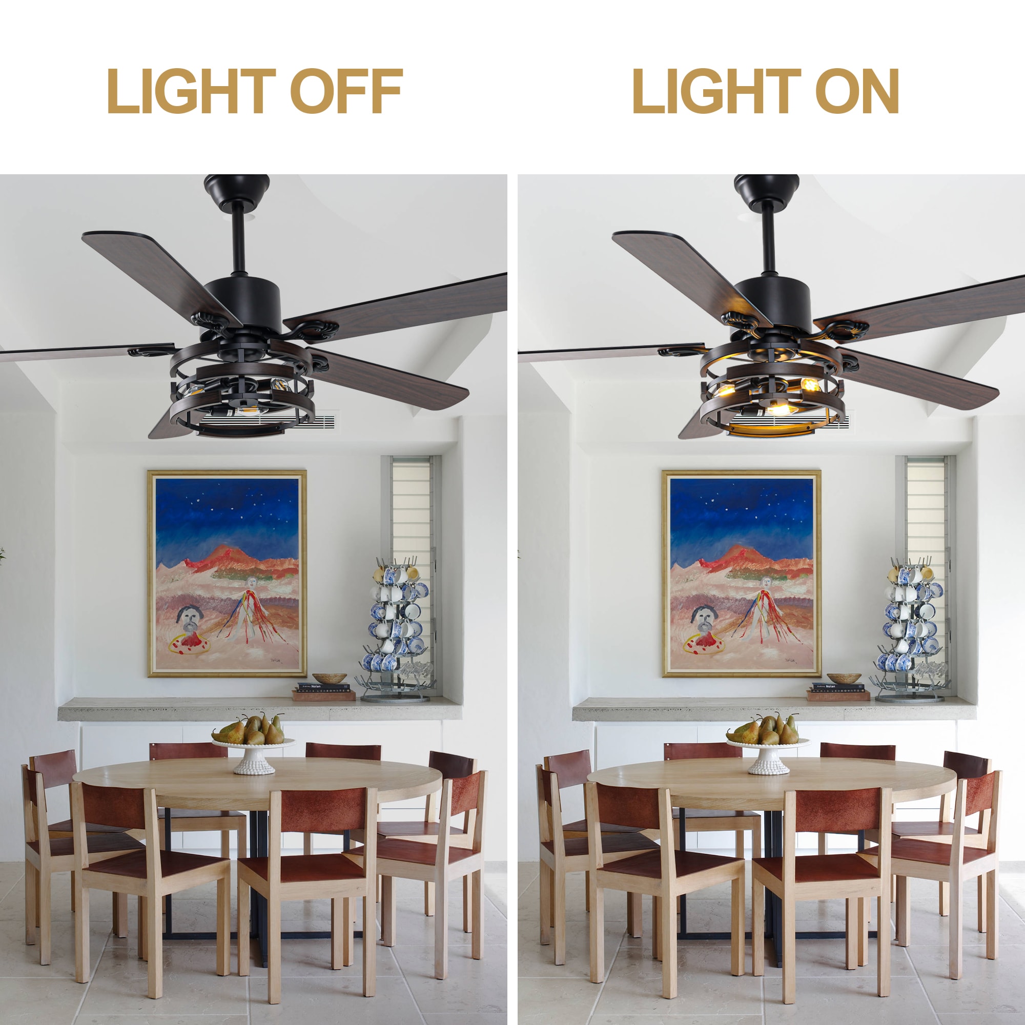 Oaks Decor DC5224OKEL Ceiling-Fans - View #10