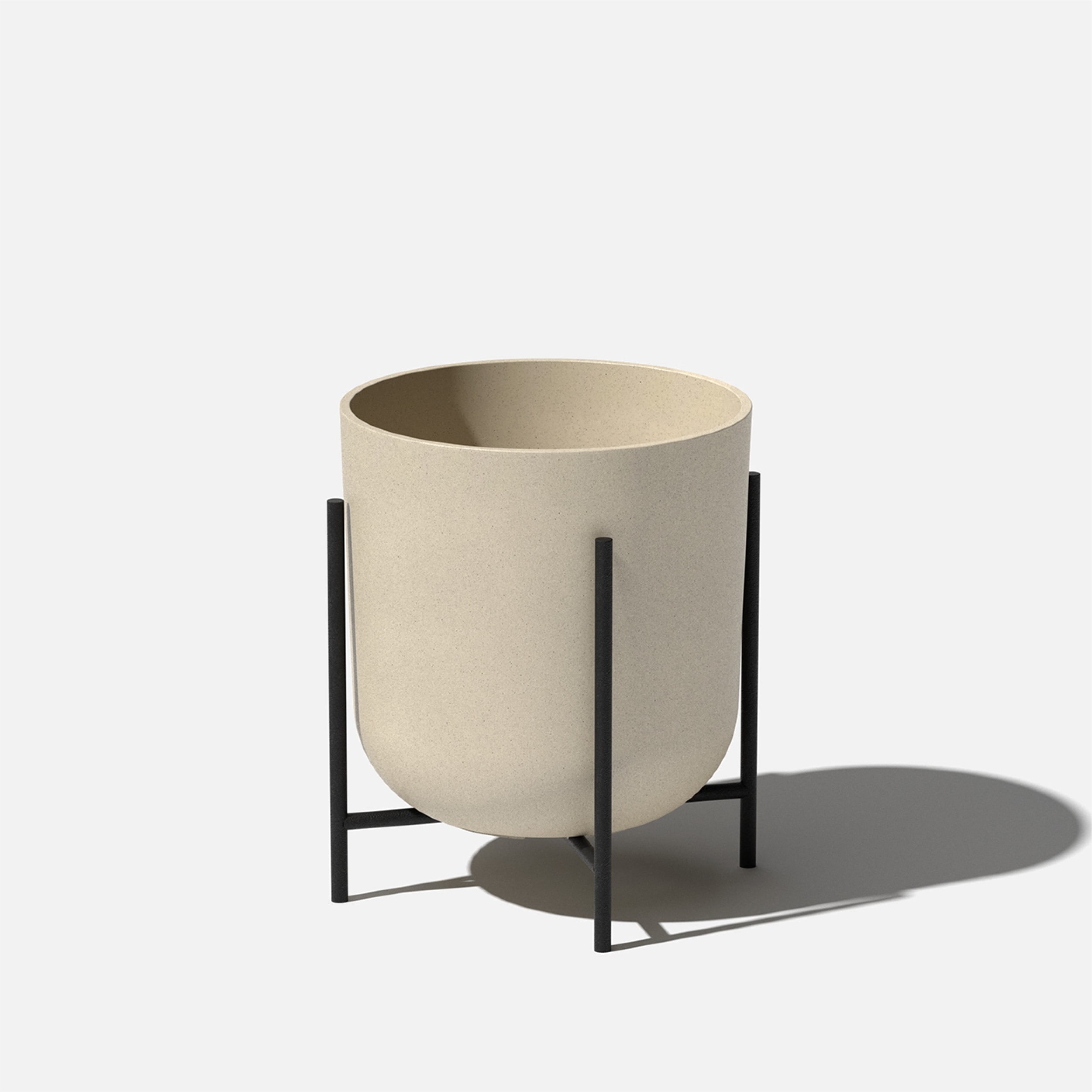 Veradek KNSTV15BT Round 15.0-in W Large Multiple colors/finishes Plastic Indoor/Outdoor Planter with Drainage Holes