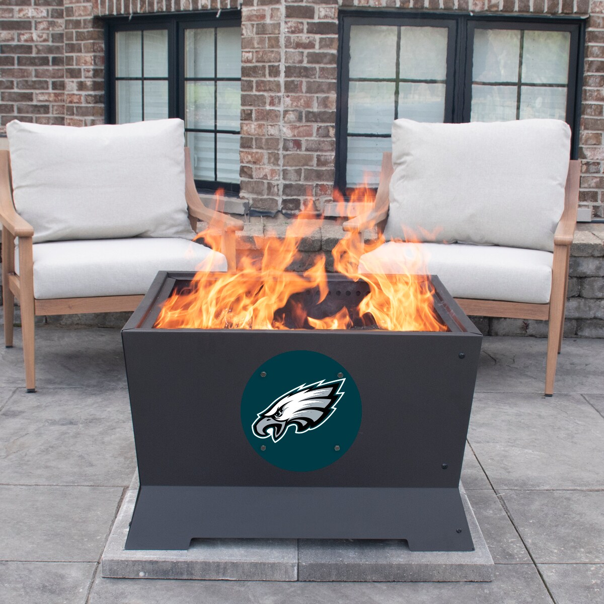 Blue Sky Outdoor Living SFP28SQ-EAGLES Outdoor-Woodburning-Firepits - View #3