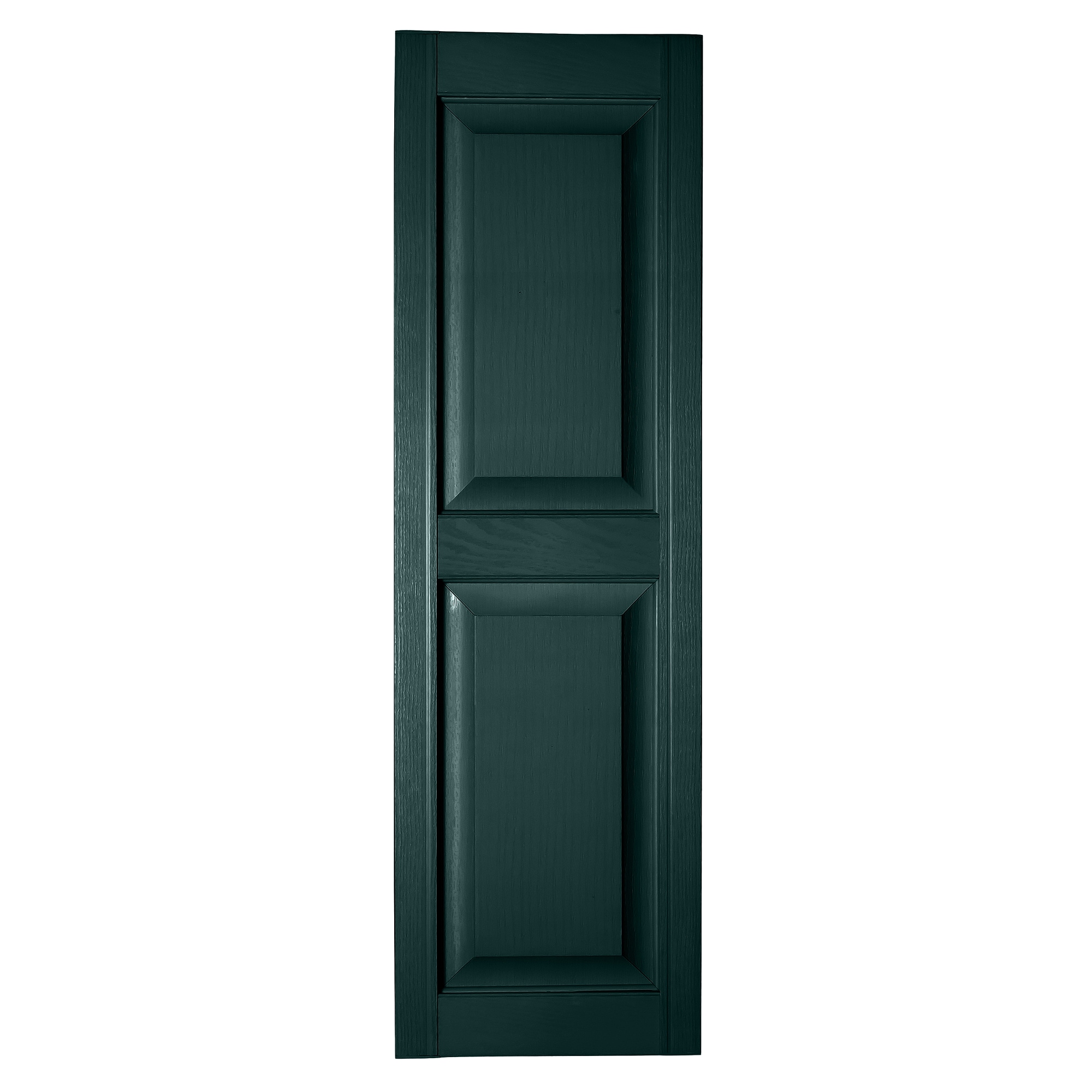 RELIABILT RP1469021 14.5-in W x 69-in H Ebony Green Raised panel Polypropylene Exterior Shutters ( 2 -Pack )