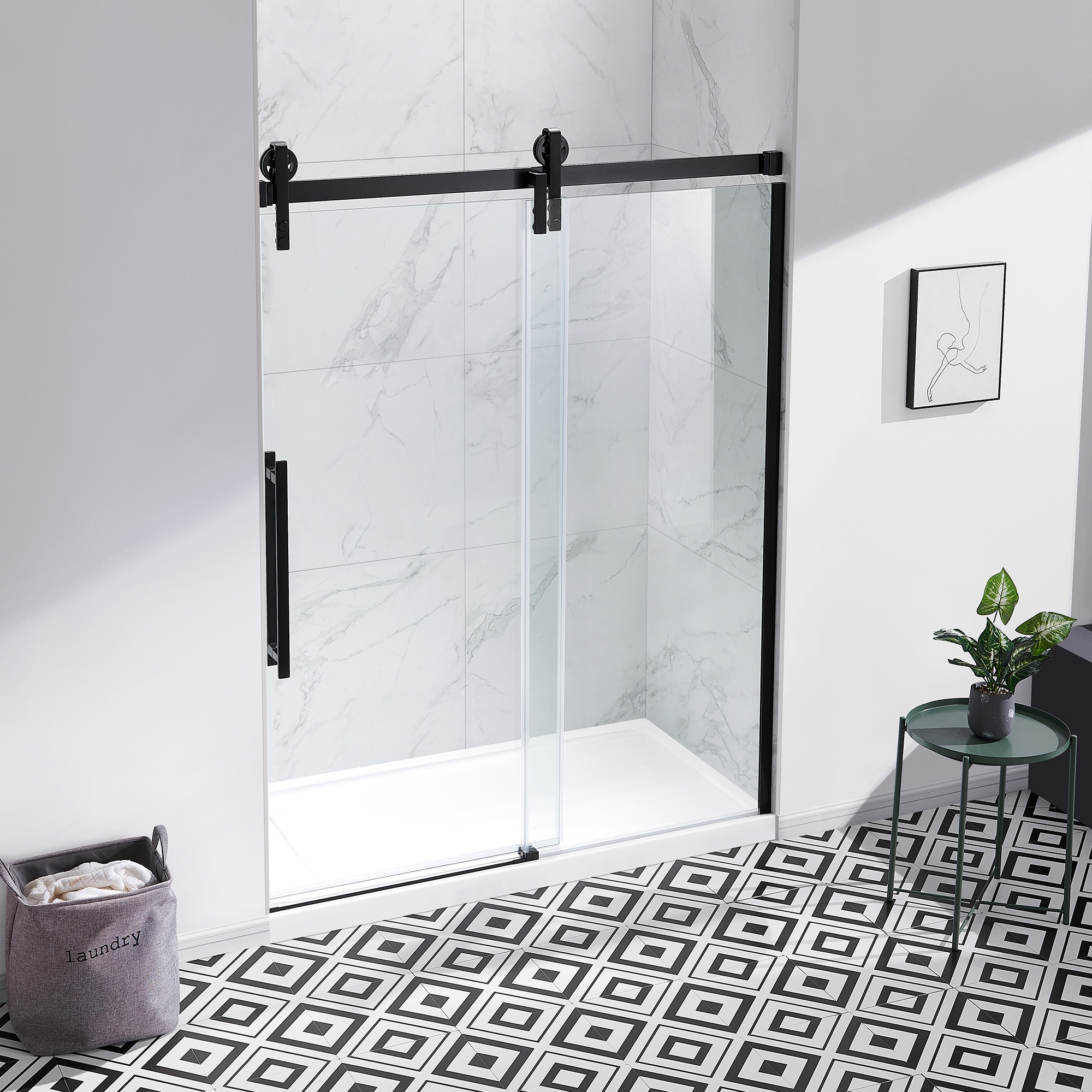 OVE Decors 15SGP-SEDO60-BLK Shower-Doors - View #5