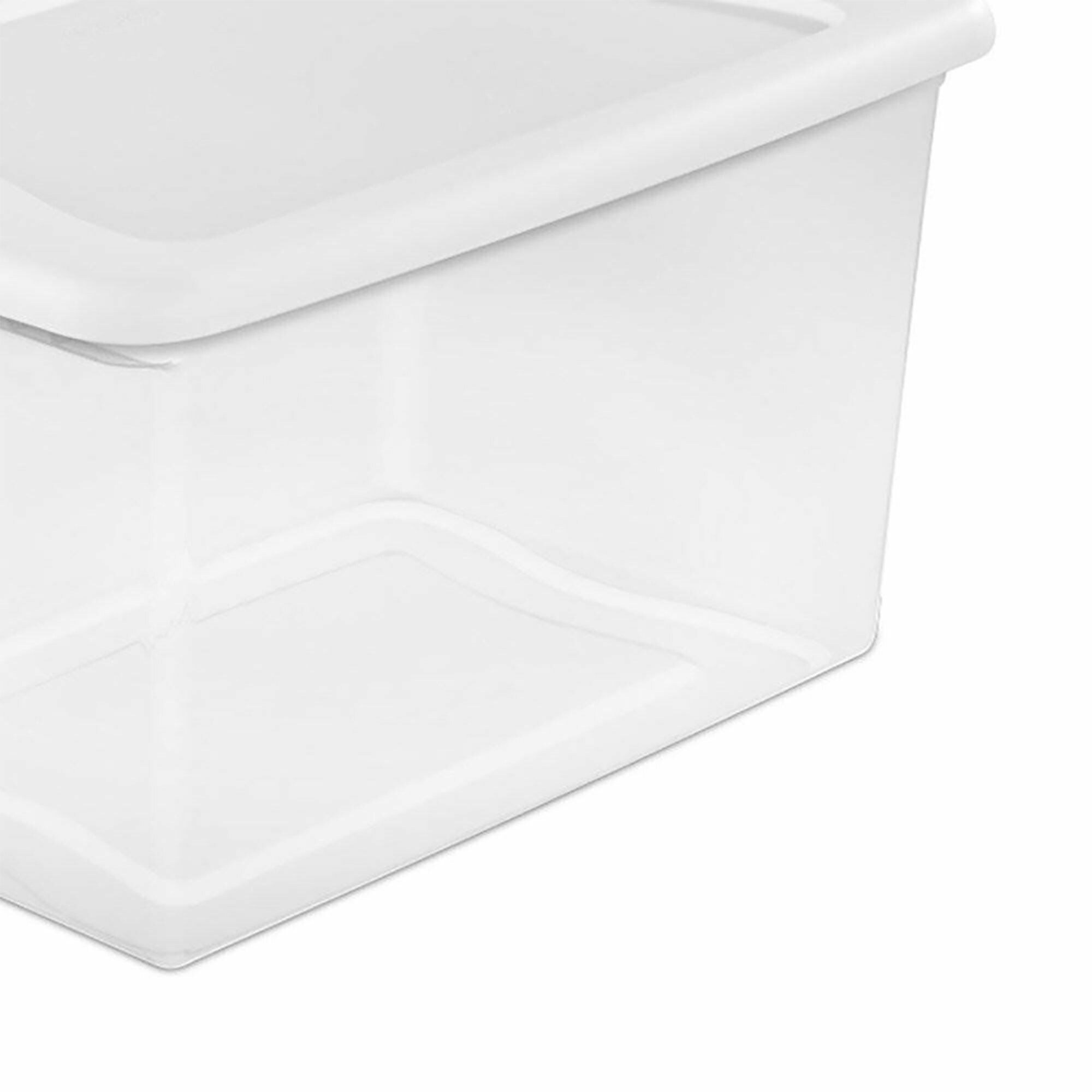 Sterilite Mini Clip Box, Stackable Small Storage Bin with Latching Lid, 6  Pack, 6pk - Foods Co.