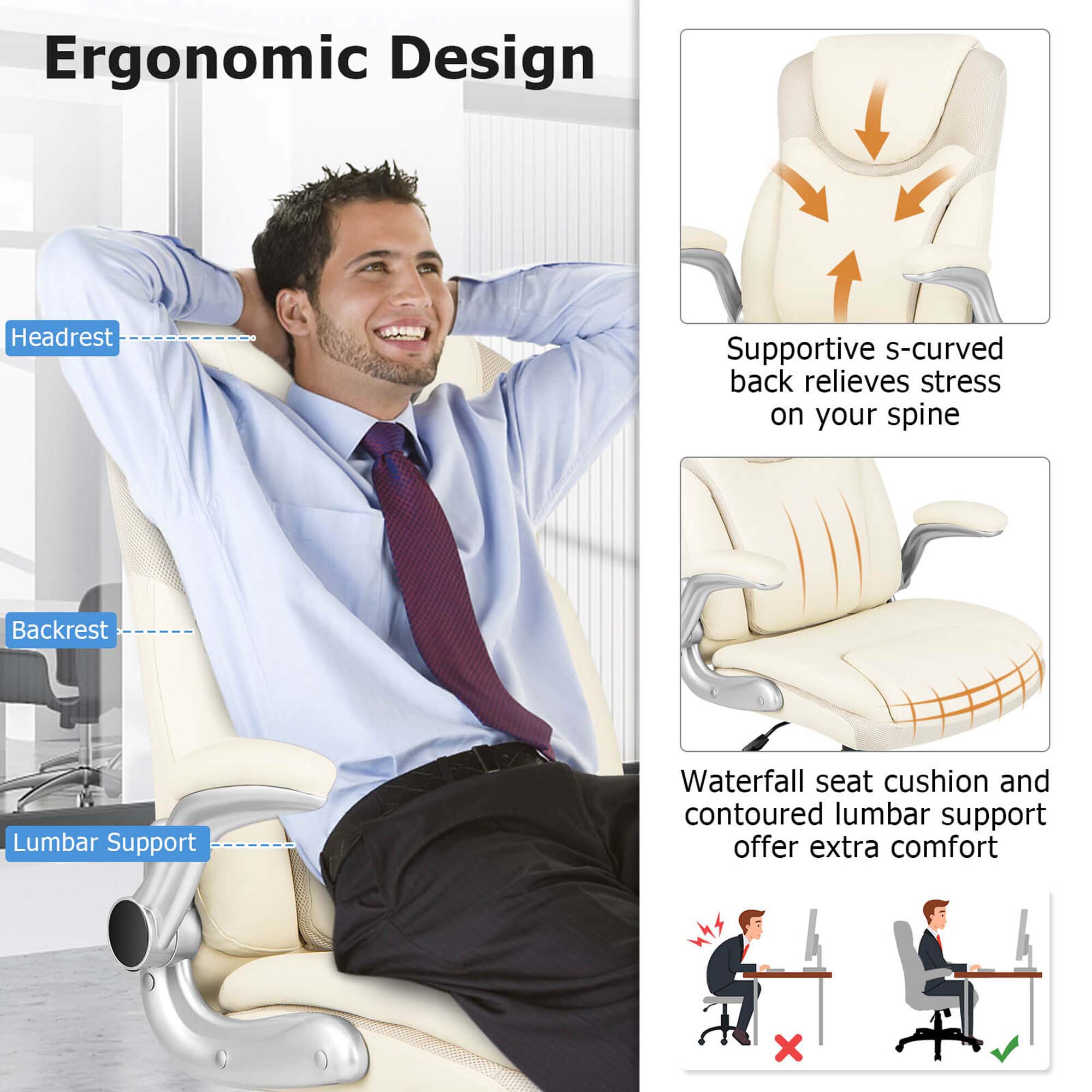 Costway CLS00056 Office-Chairs - View #6