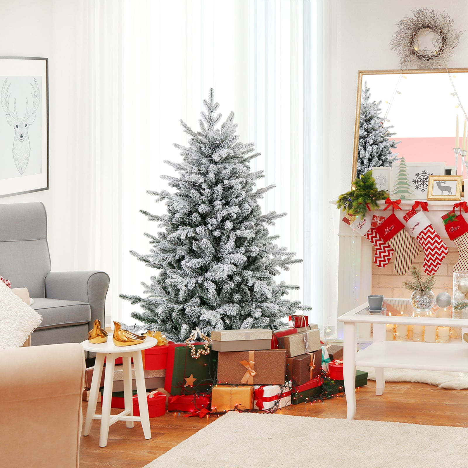 WELLFOR CM-HWY-20579 Artificial-Christmas-Trees - View #5