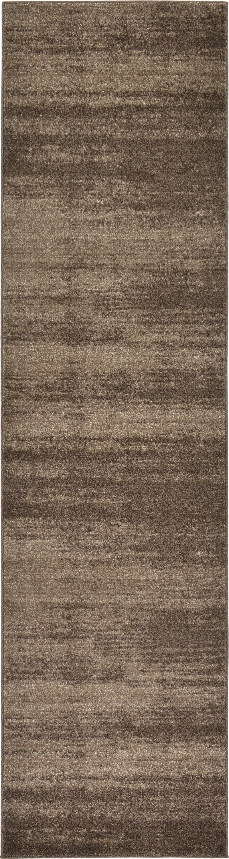Unique Loom 3124455 Lucille Del Mar 3 x 10 (ft) Loomed Polypropylene Brown/Light Brown Rectangular Indoor Distressed/Overdyed Runner rug