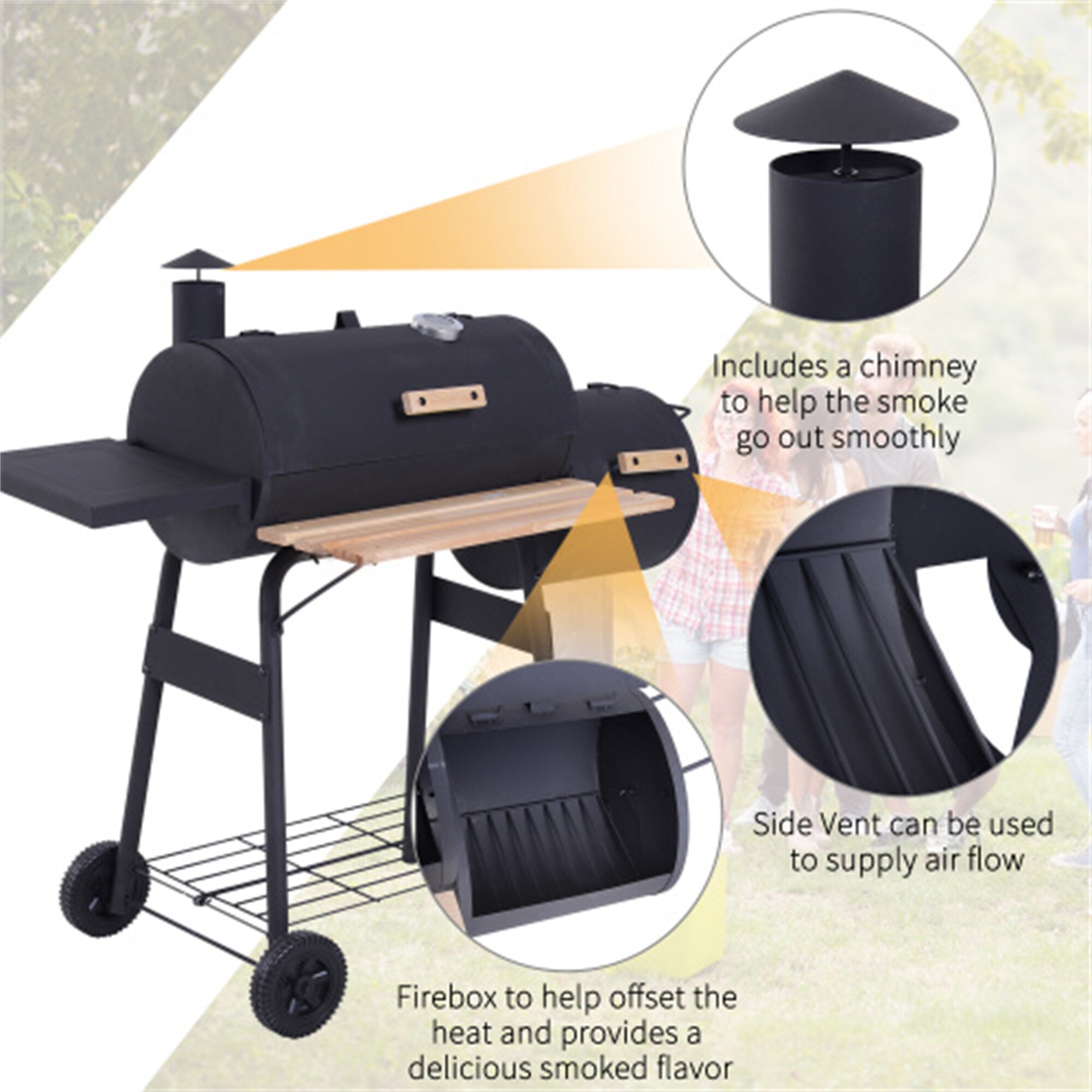 BABOOM BOM-P174290-OR Charcoal-Grills - View #6