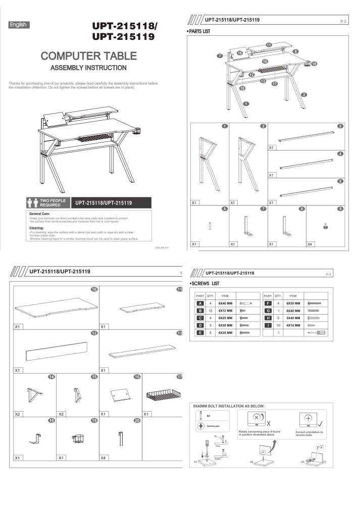 Benzara UPT-215119 desks - View #9