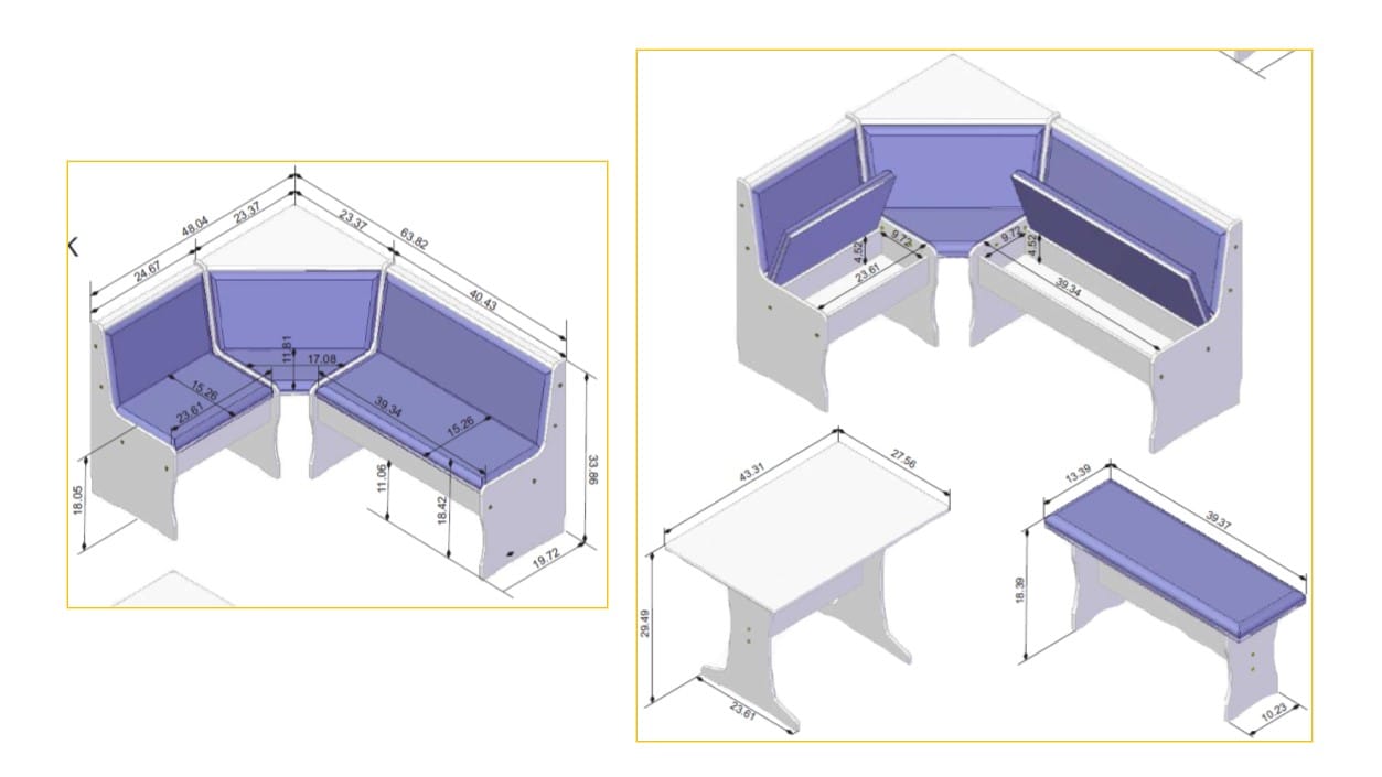 Linon LOWES2001 Dining-Sets - View #6