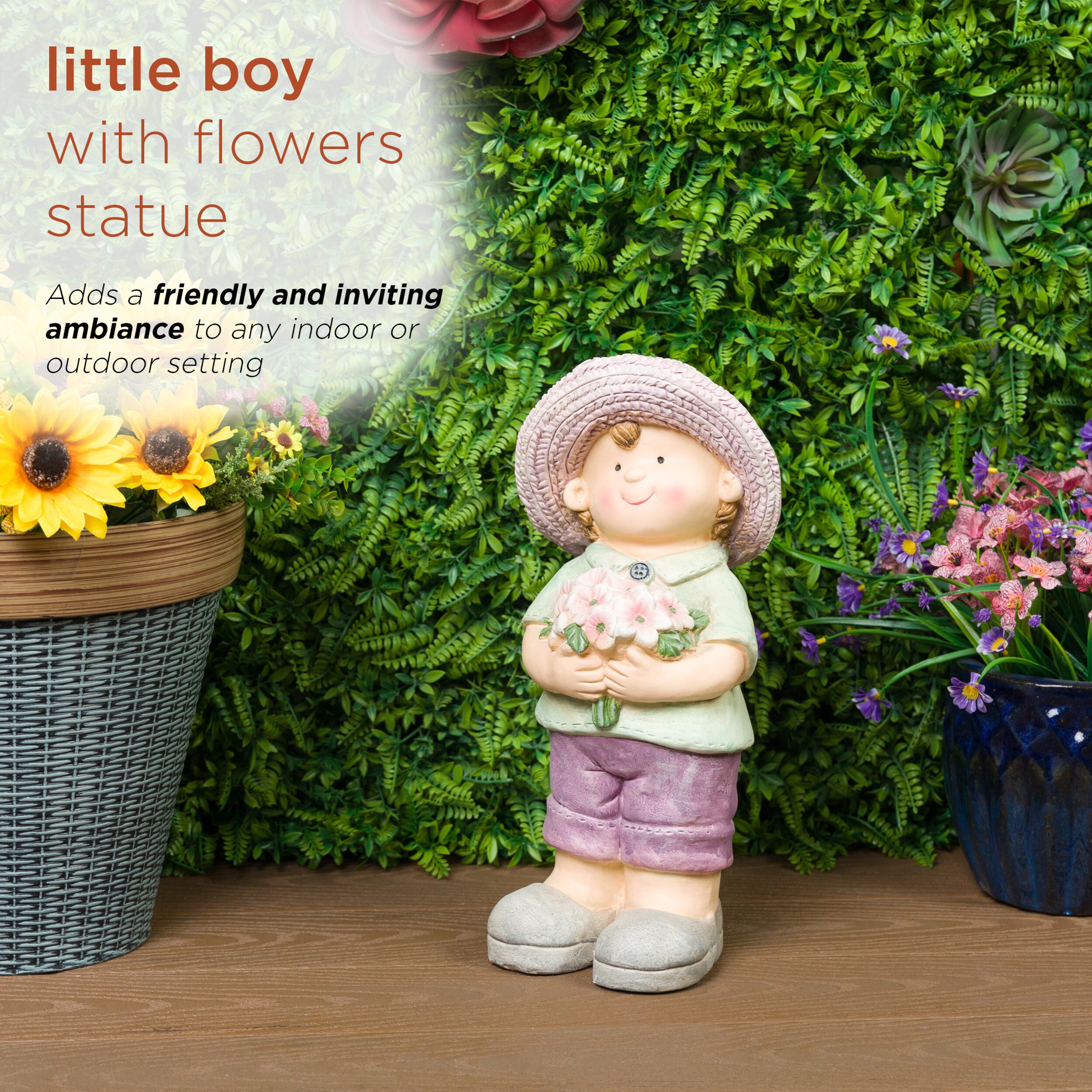 Alpine Corporation QWR1458 Garden-Statue - View #8
