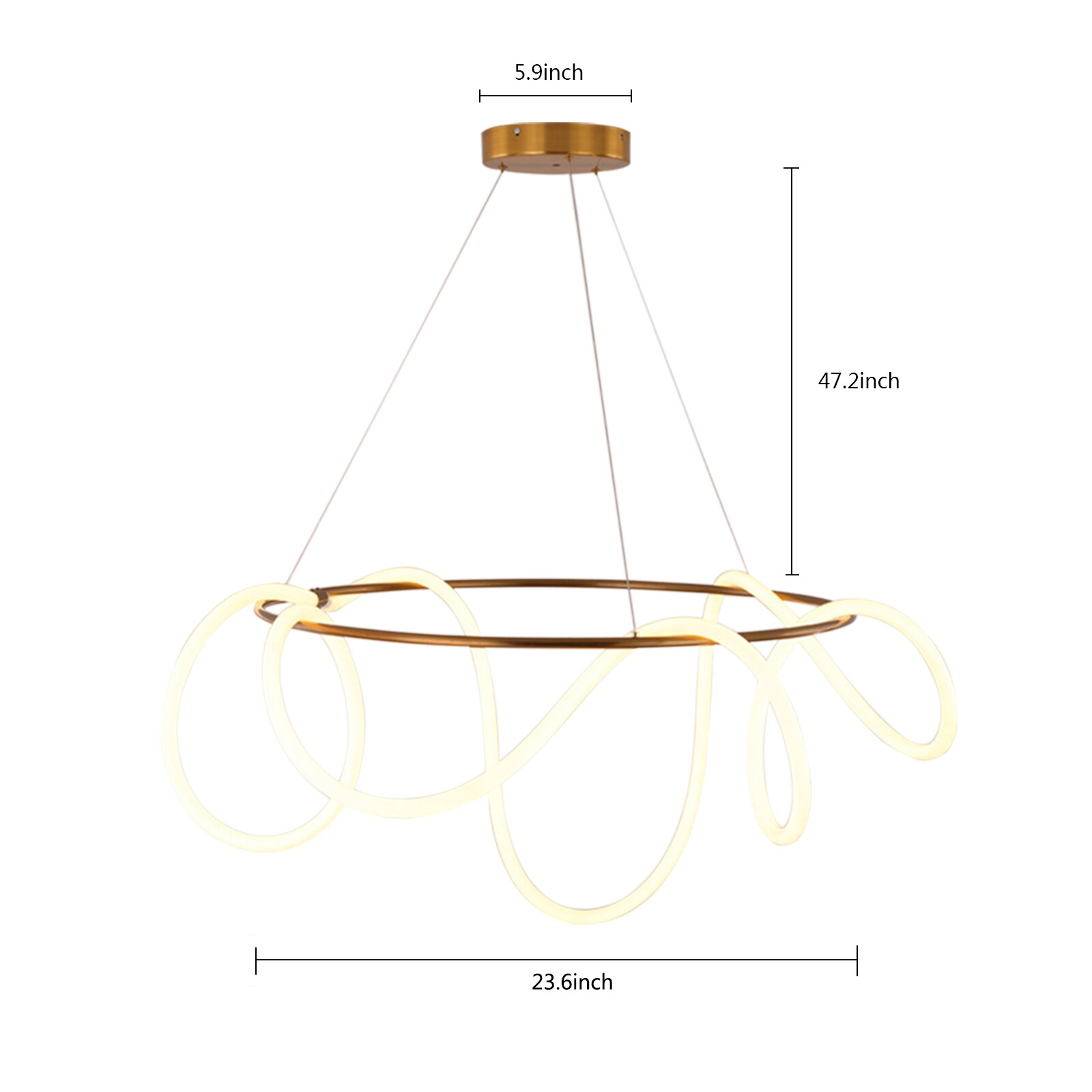 Oukaning HG-HCXLST-3374-US Pendant-Lights - View #6