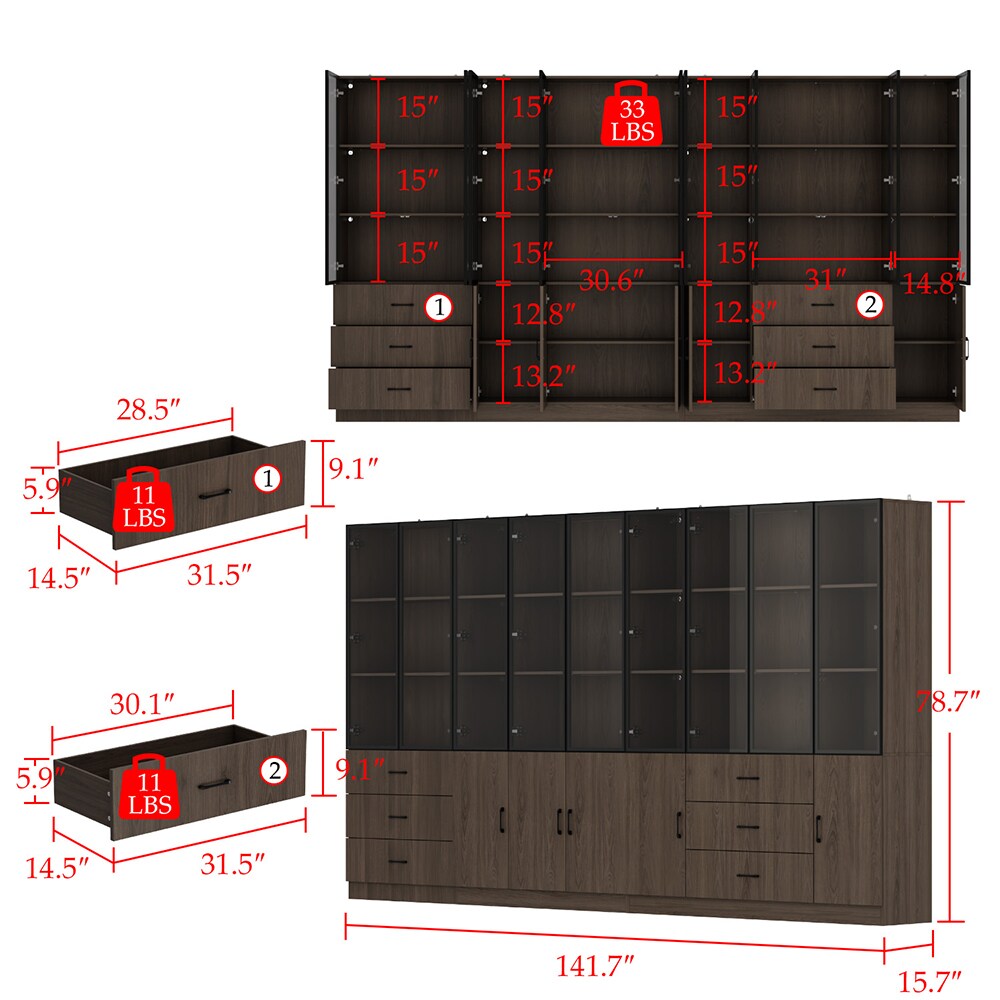 Homsee C-KF020461+462+463 Dining-Kitchen-Storarge - View #14