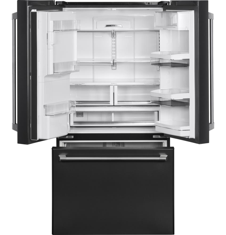 GE Cafe 22.2-cu ft Counter-Depth French Door Refrigerator with Ice ...