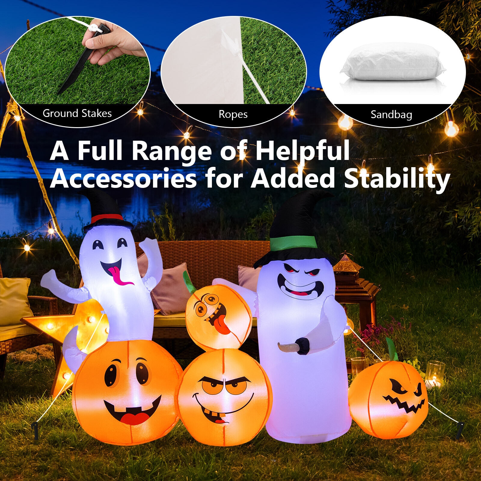 WELLFOR HYG23898US Outdoor-Halloween-Decor - View #4