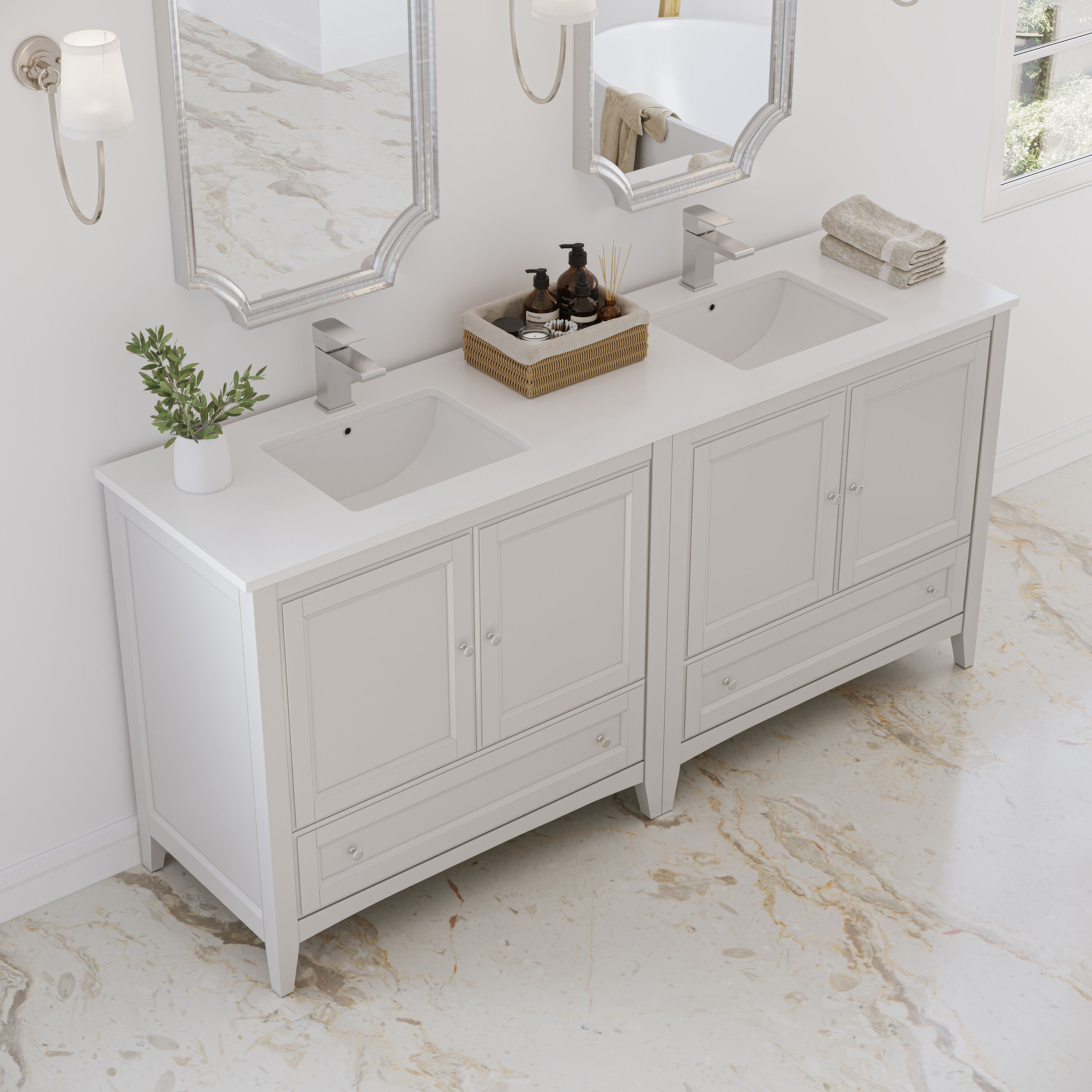 Fresca FCB20-3636AW-CWH-U Bath-Vanity-Combo - View #4