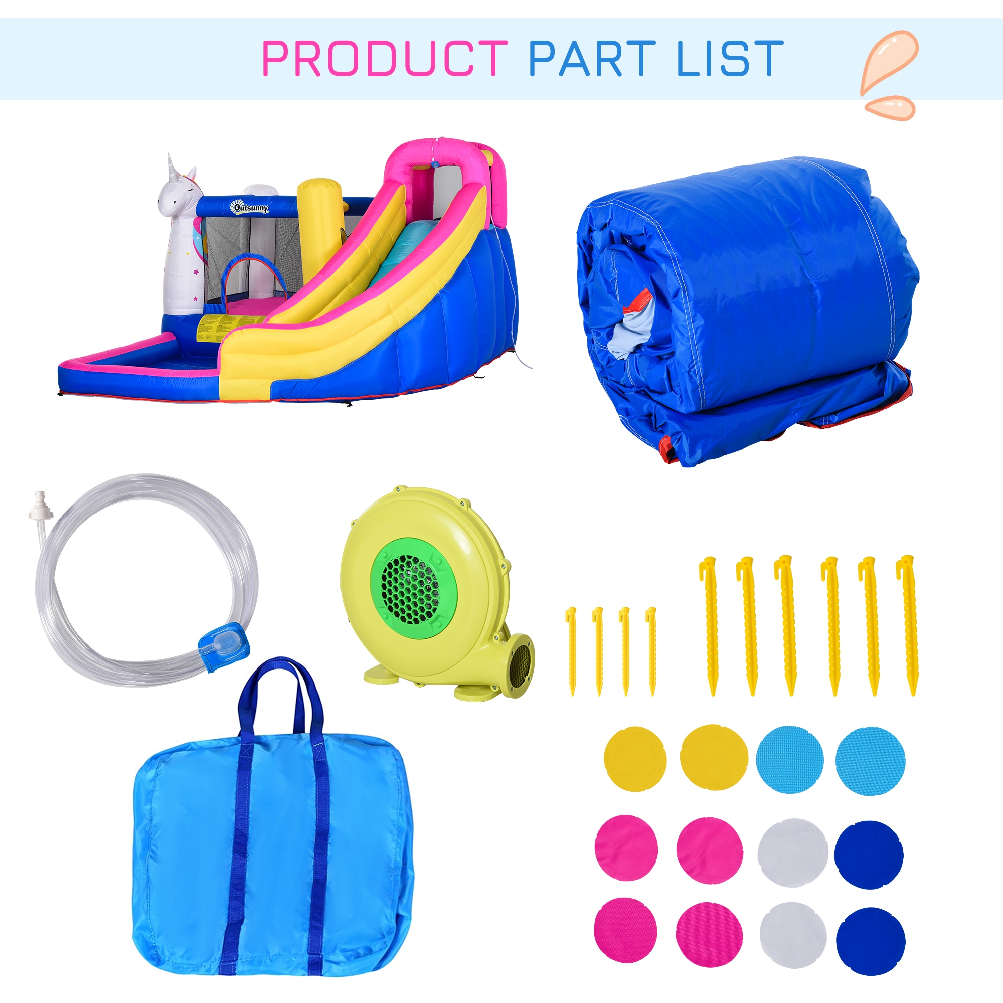 Outsunny 342-027V80 Bounce-Houses - View #4