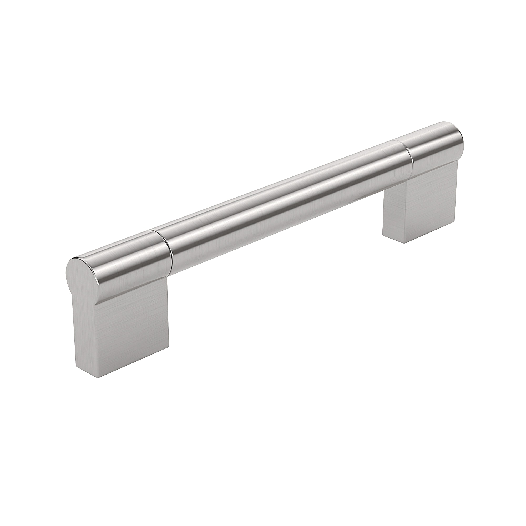 Richelieu BP527128195 Avellino 5-1/16-in , 128mm Center to Center Brushed Nickel Cylindrical Handle Drawer Pulls