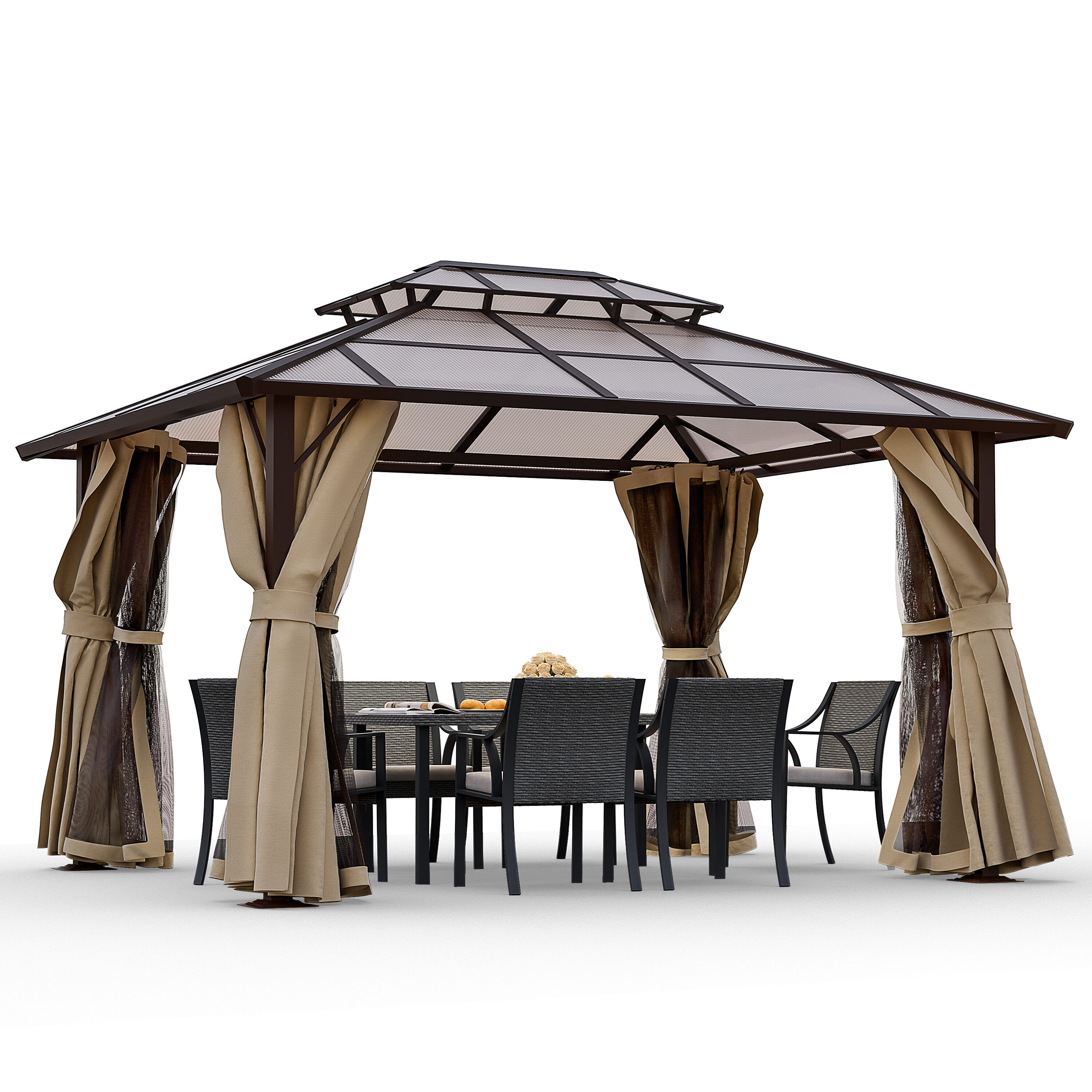  CP-ZPYGS-Z-WL2 Wood-Resin-Gazebos - View #2