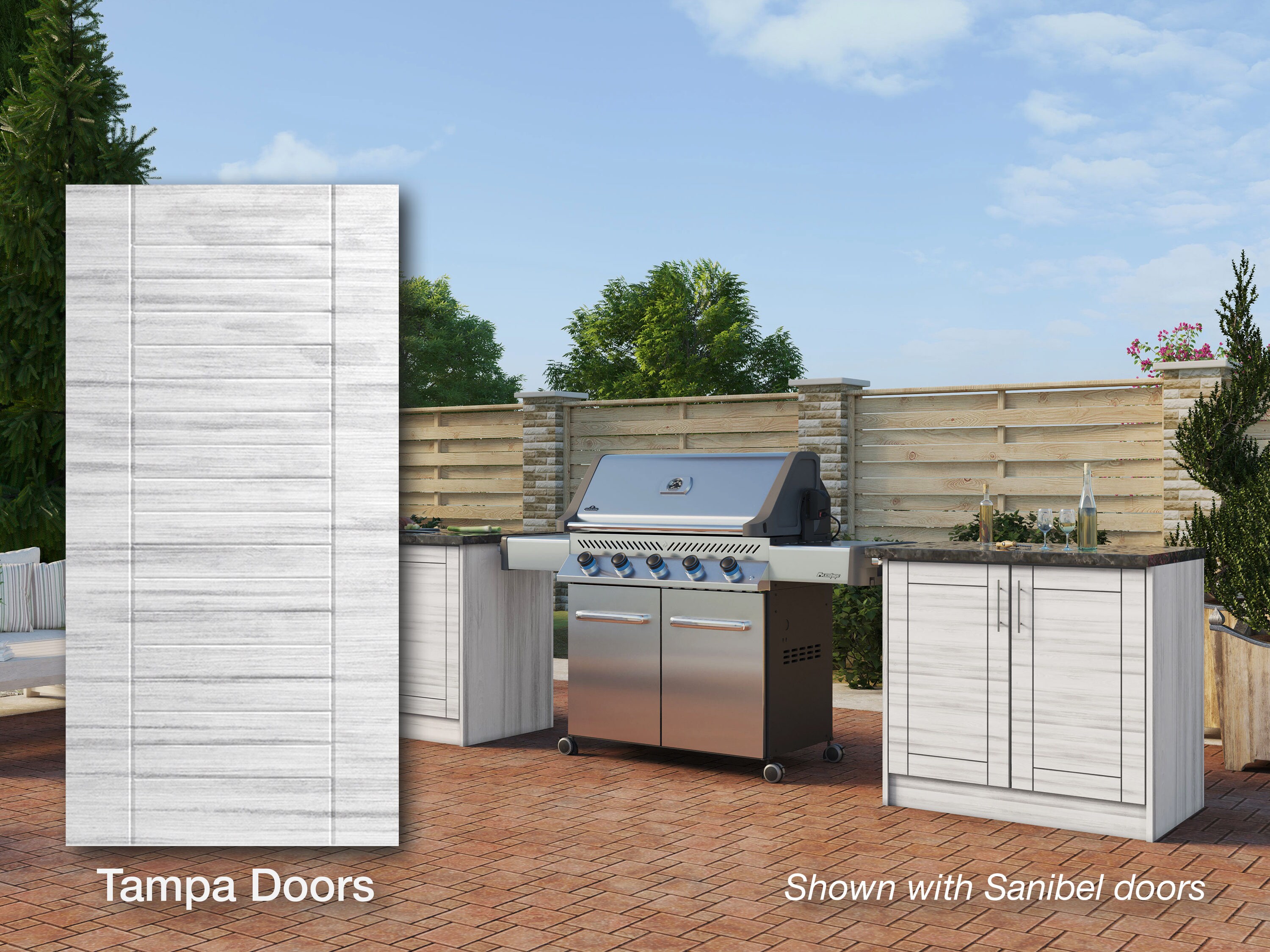 WeatherStrong WSE72WC-TWW Modular-Outdoor-Kitchens - View #2