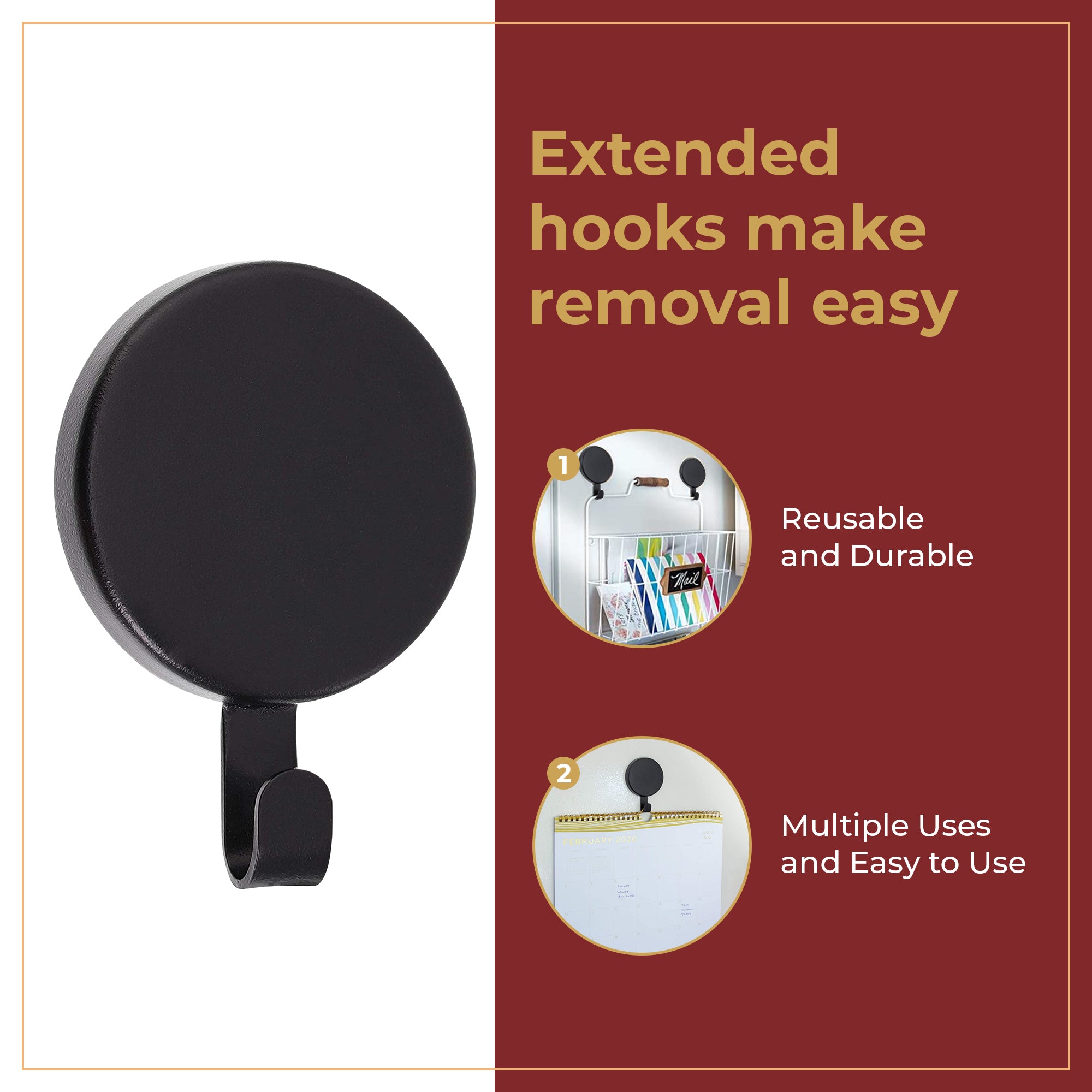 Haute Decor MWH206R Holiday-Hooks-Hangers-Holders - View #4