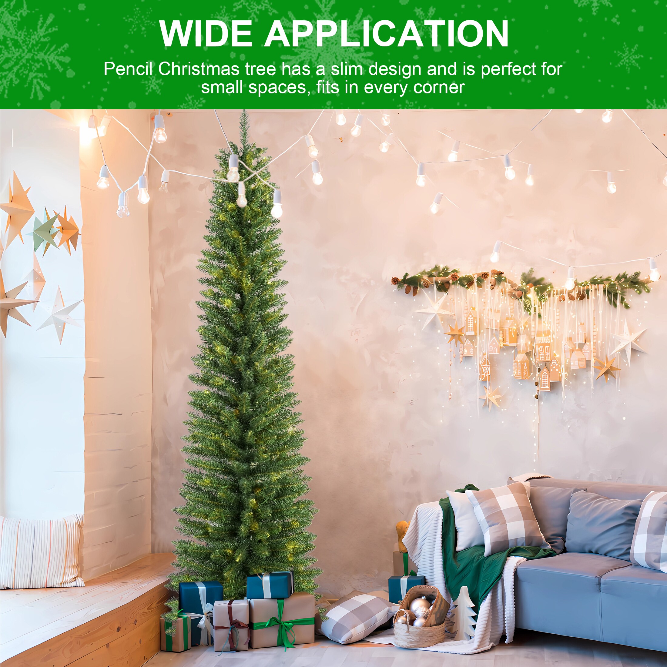 AAZJ NBC-CM73086 Artificial-Christmas-Trees - View #2