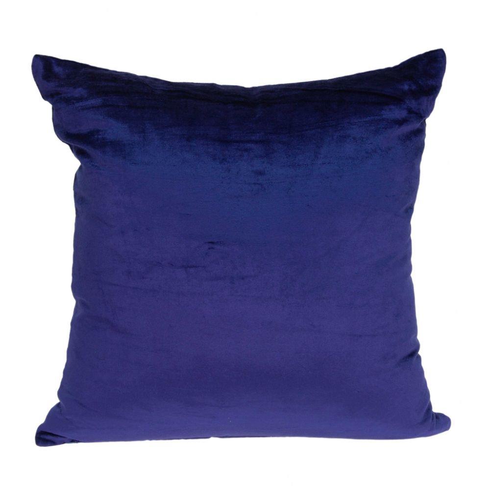 HomeRoots 333996 Jordan Royal Blue Standard Cotton viscose blend Pillow Case