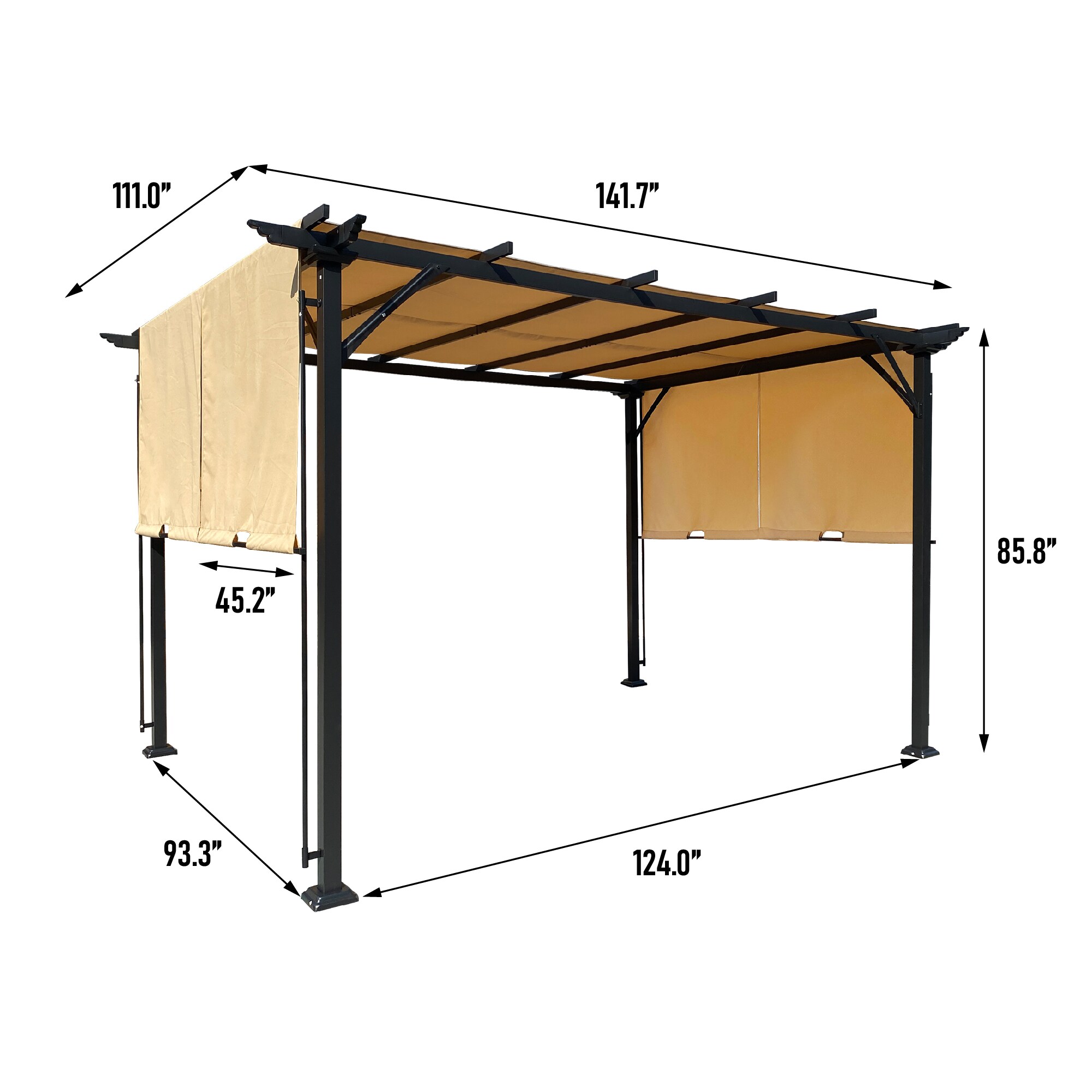 Bayfeve BFBU-1939-GZB Wood-Resin-Gazebos - View #4