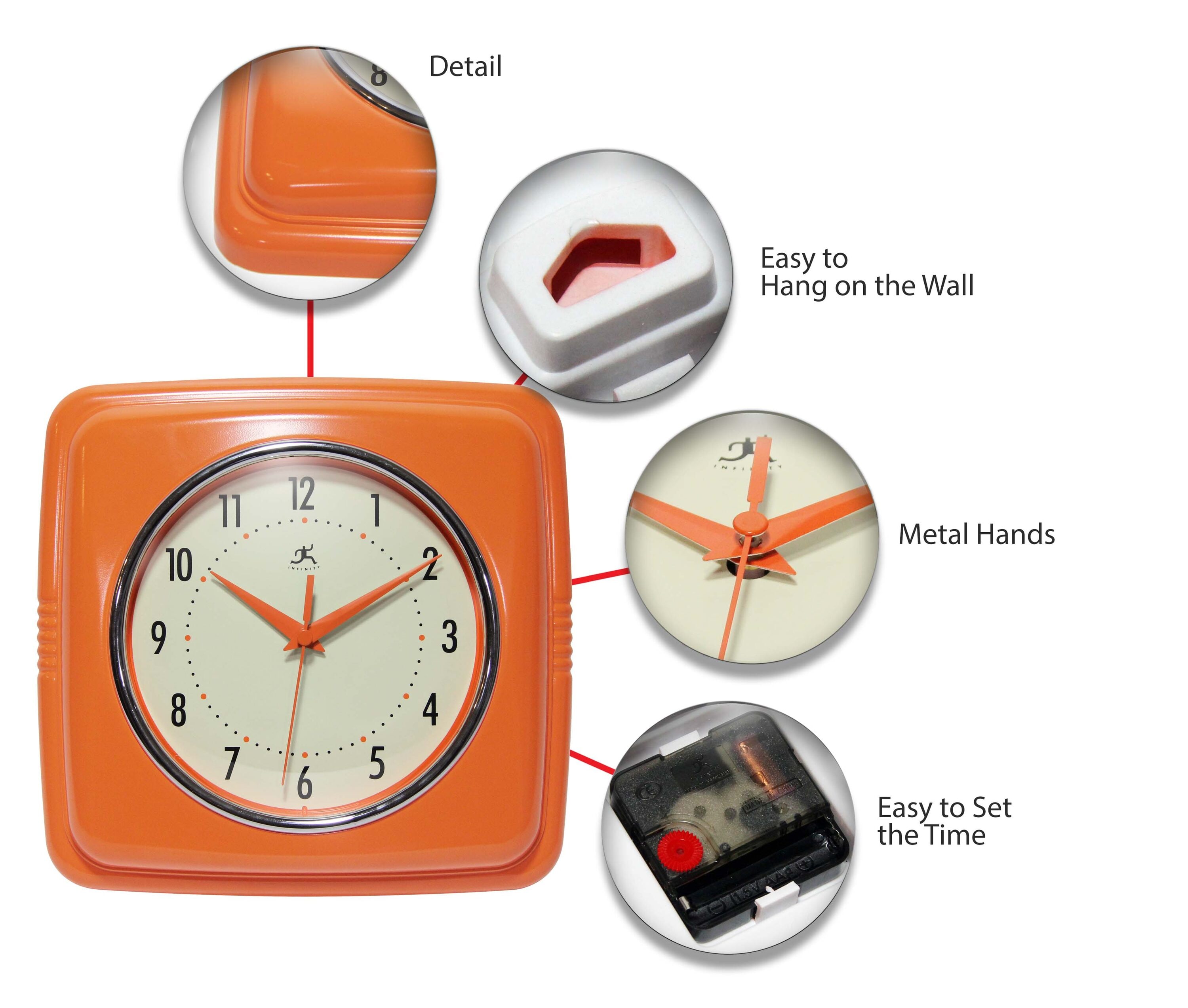 Infinity Instruments 13228OR-4103 Indoor-Outdoor-Clocks - View #4