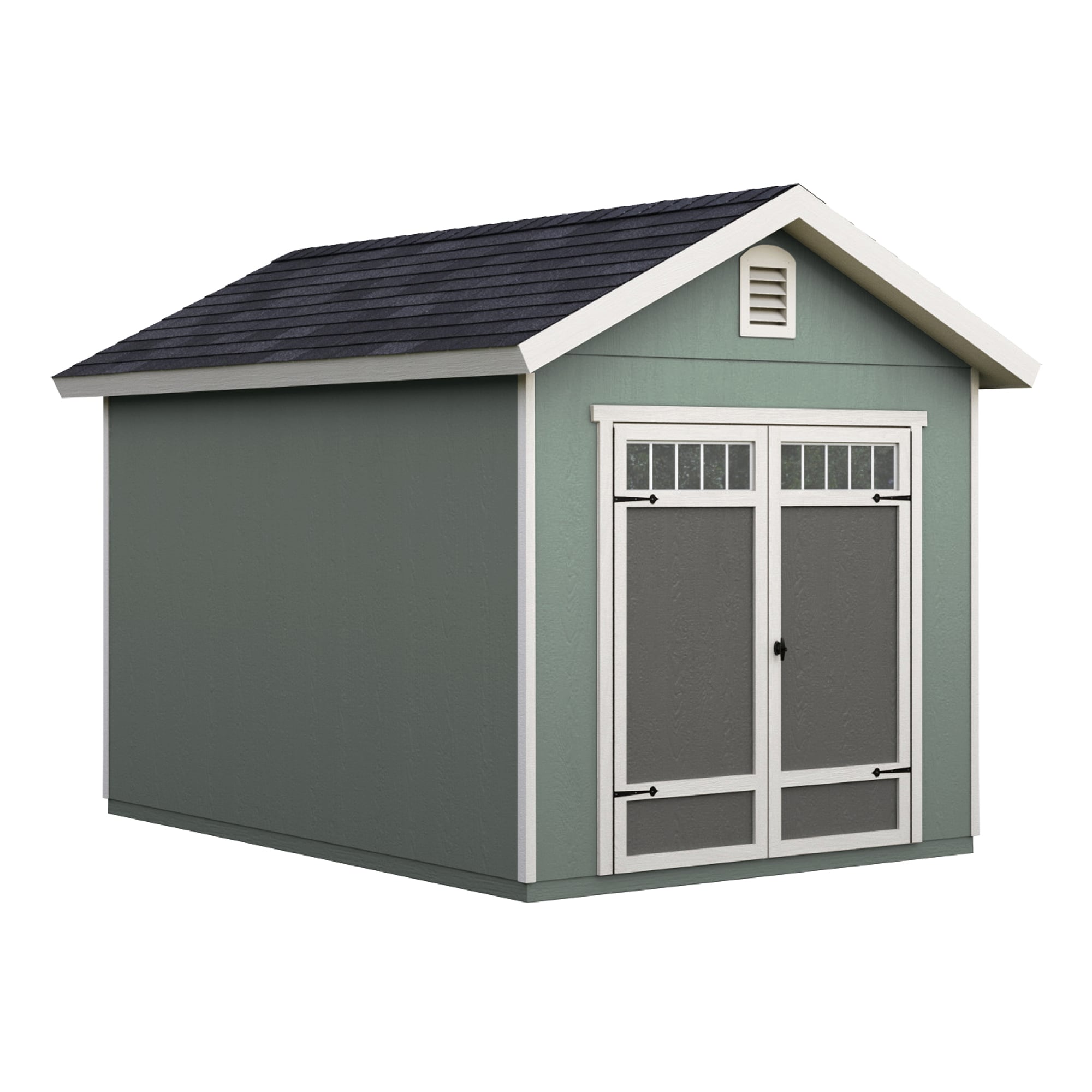 Heartland 195594 Asheville 8-ft x 12-ft Gable Style Wood Outdoor Storage Shed with 1 Doors