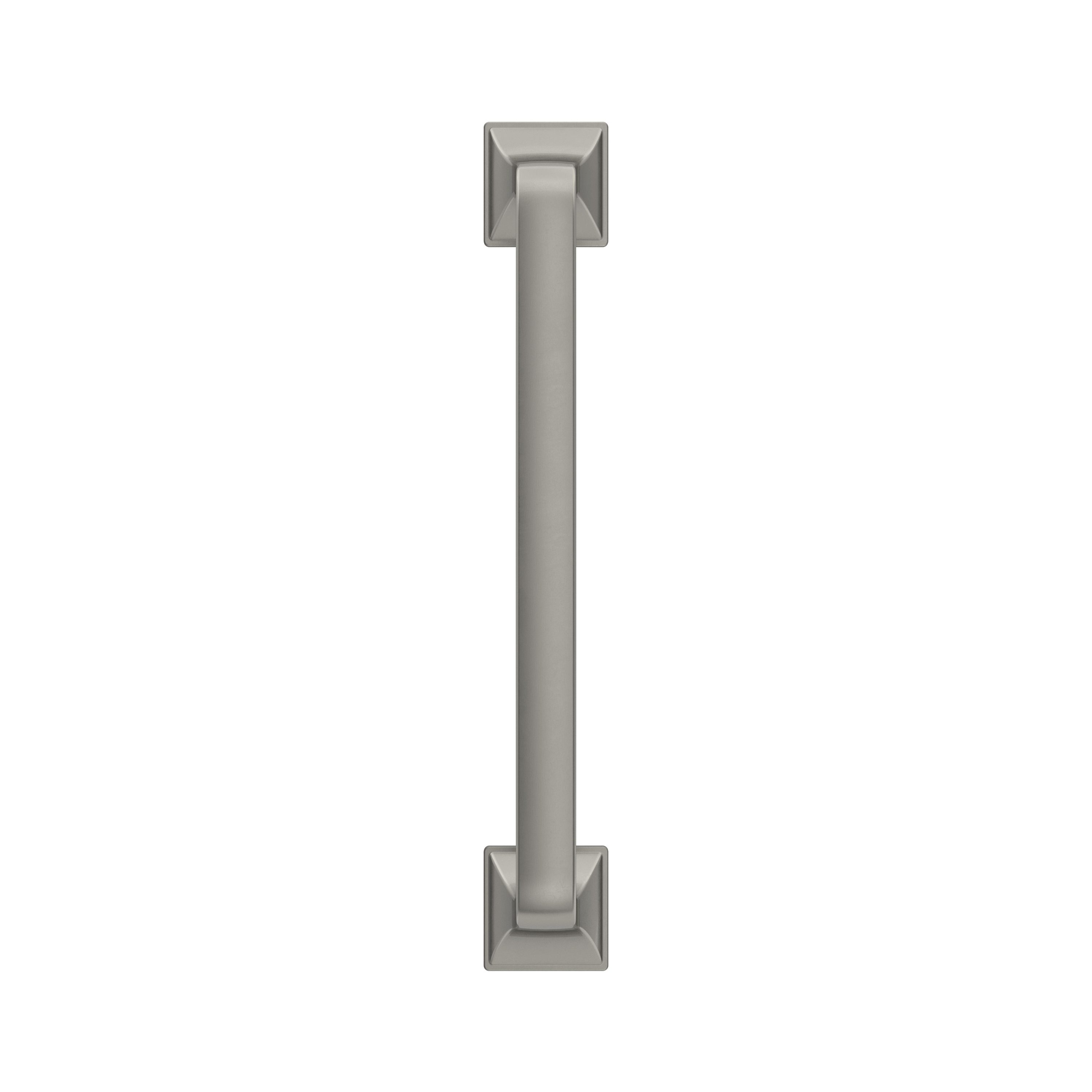 Ville 5.88" Brushed Nickel Traditional Cabinet Bar Pull