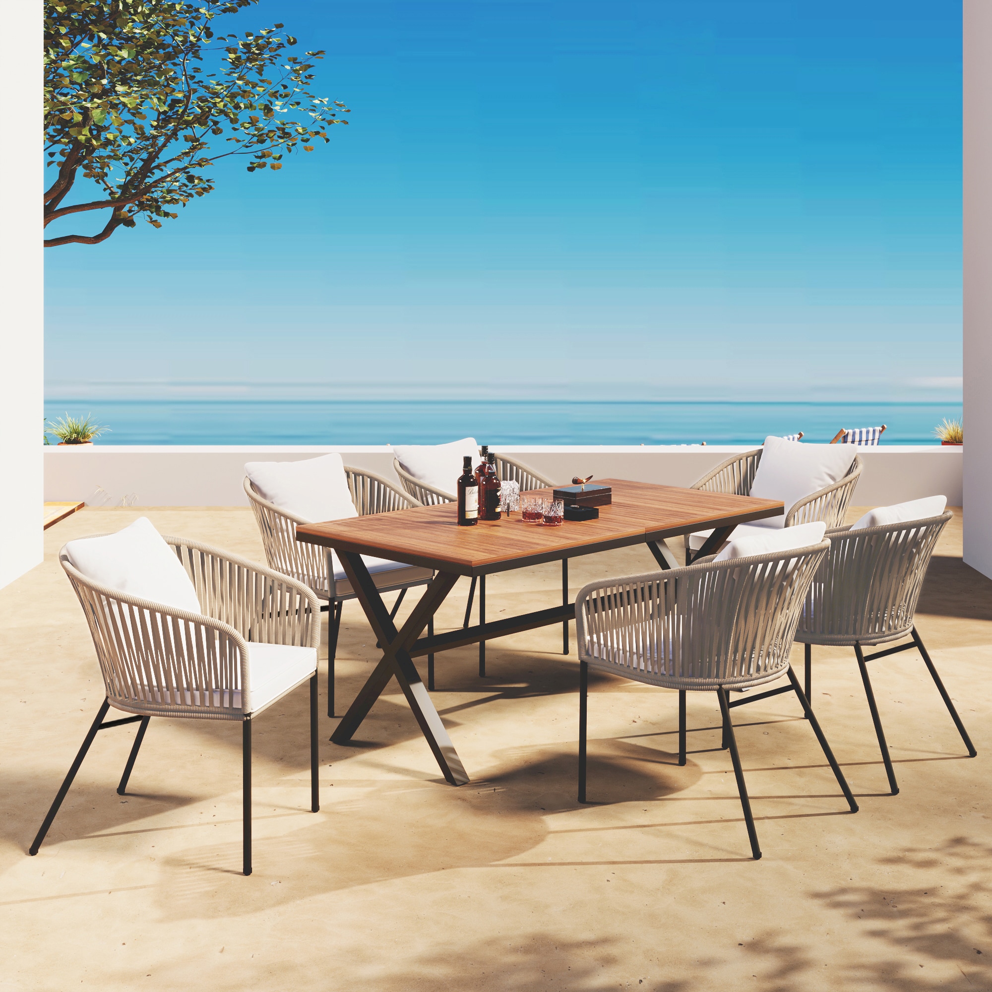 Bybafun YA3800252 Patio-Dining-Sets - View #2