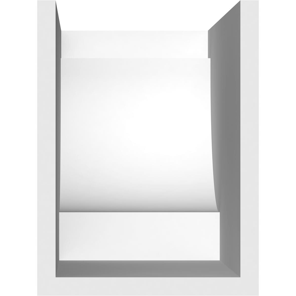 Ekena Millwork RFTP06X08X16ALP Exterior-Brackets-Braces - View #4