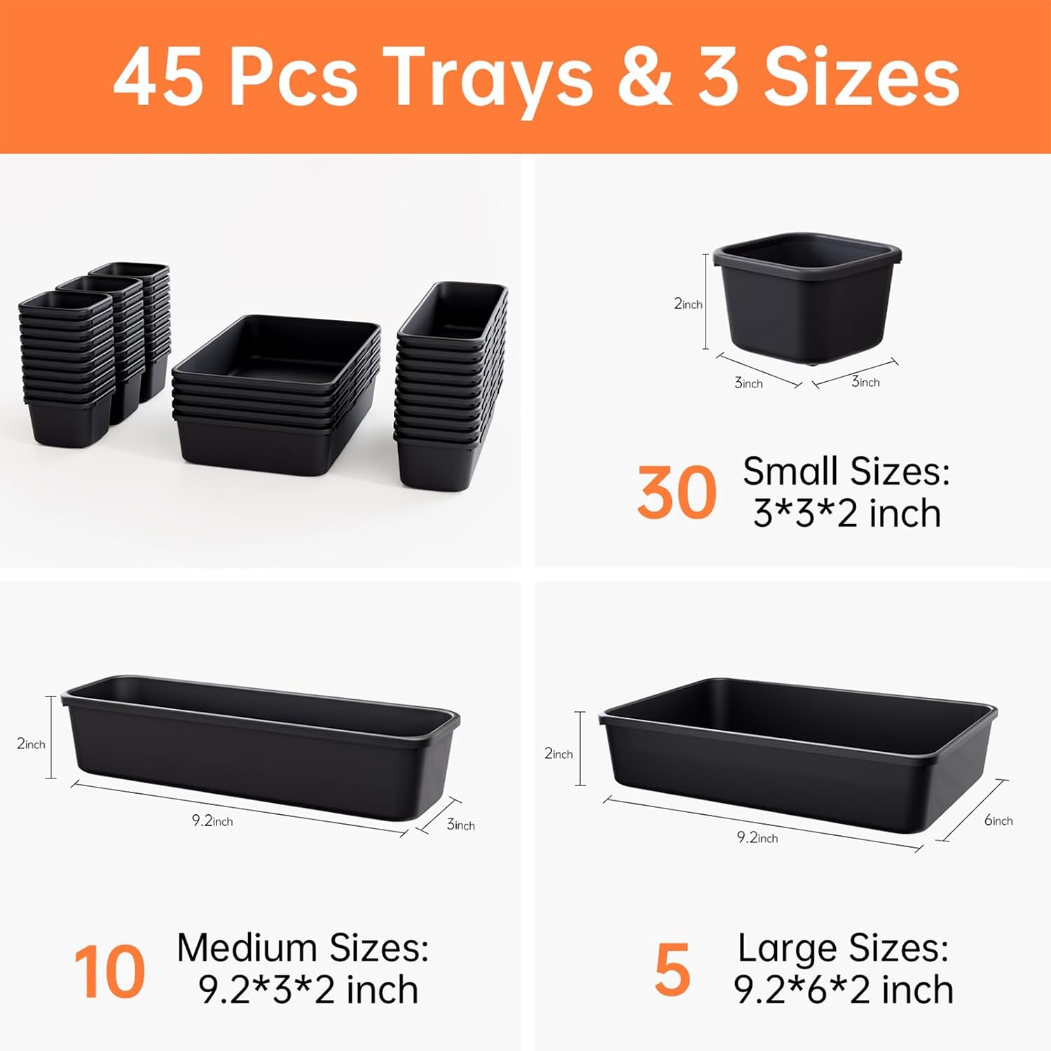 SPACELEAD SPMY1-B0BPSD16L5 Drawer-Organizers - View #4