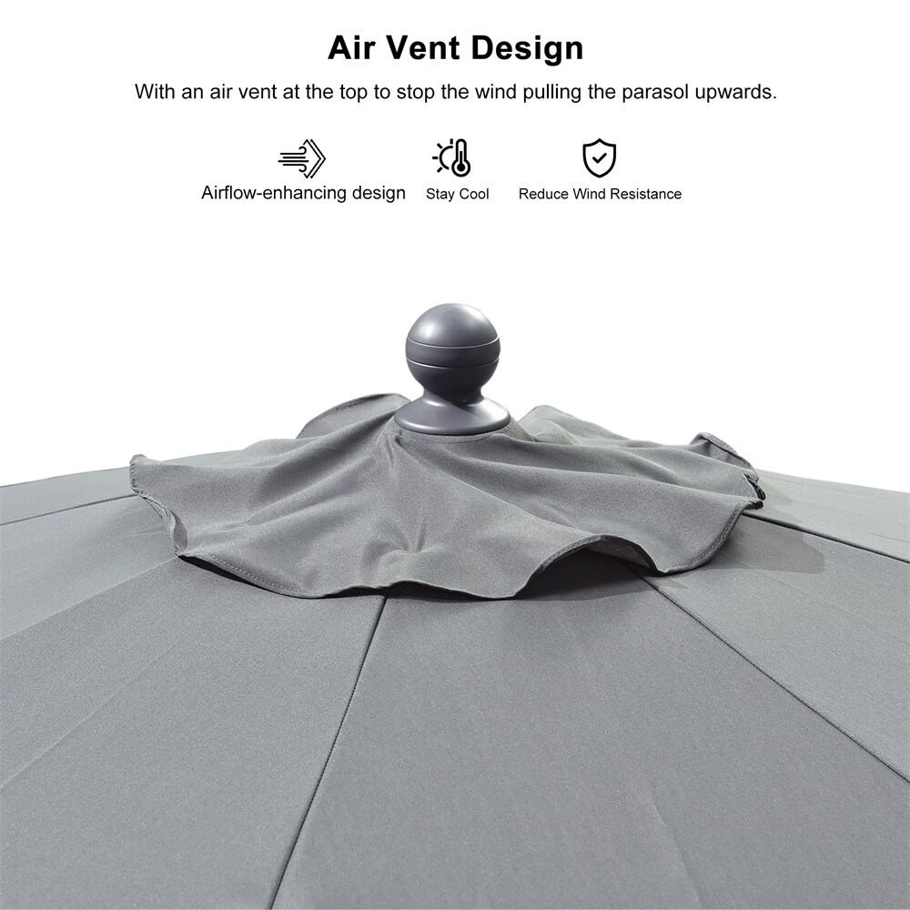 PURPLE LEAF LS03-SZXUM09-GY Umbrellas-2 - View #5