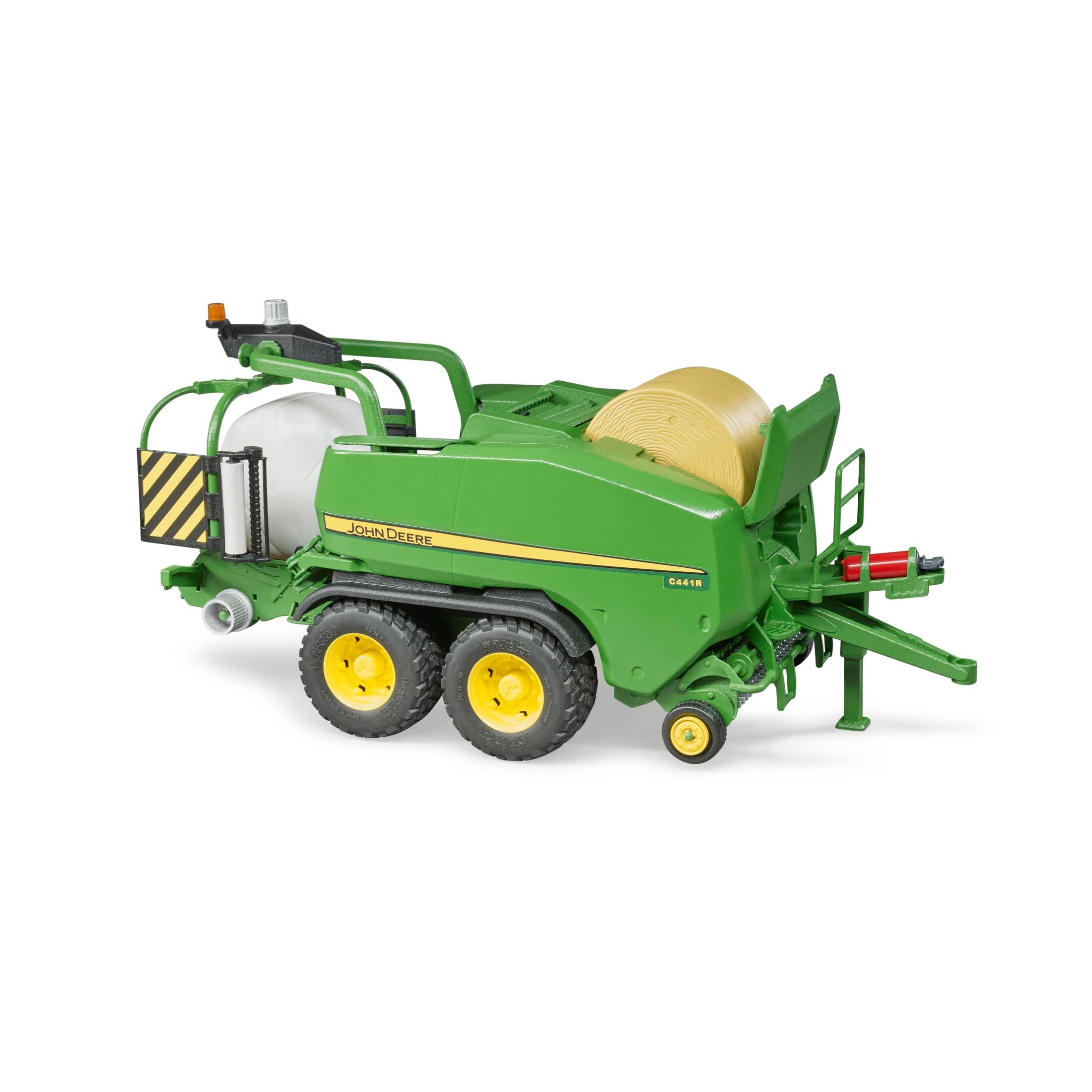 Lehman's 1393790 Bruder John Deere Wrapping Chamber Baler C441R Playset - 09819 Ages 4 and Up