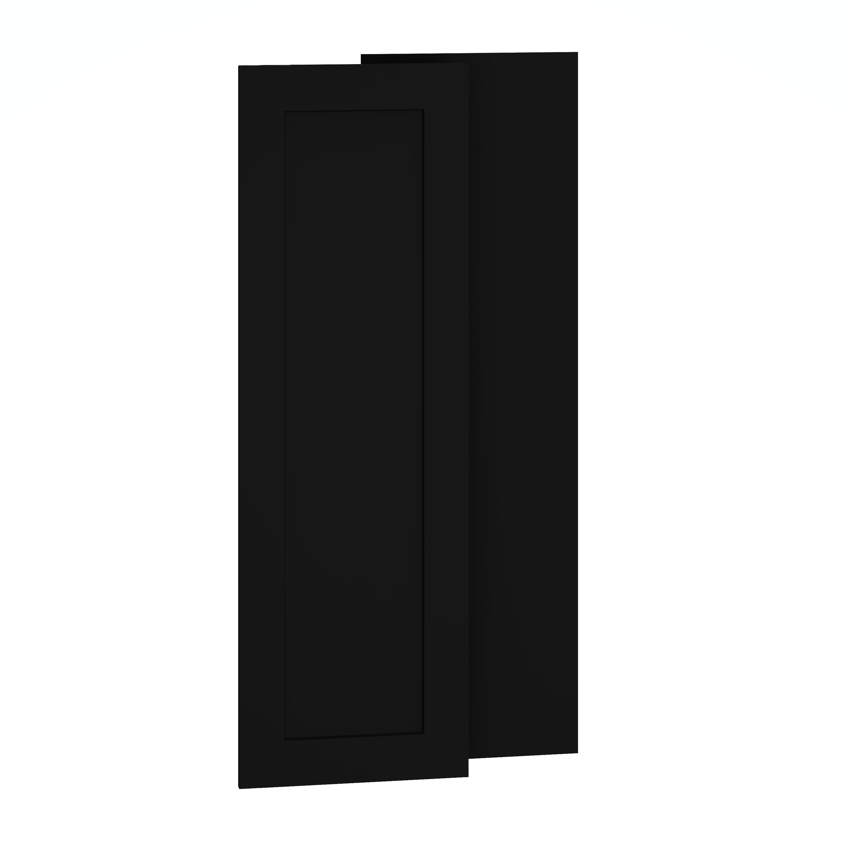 Diamond Express 61I-WED1236 Jamestown Cabinet End Panel 12-in W x 36-in H x 0.75 D Black Painted (Wall Cabinet Door Panel Kit)