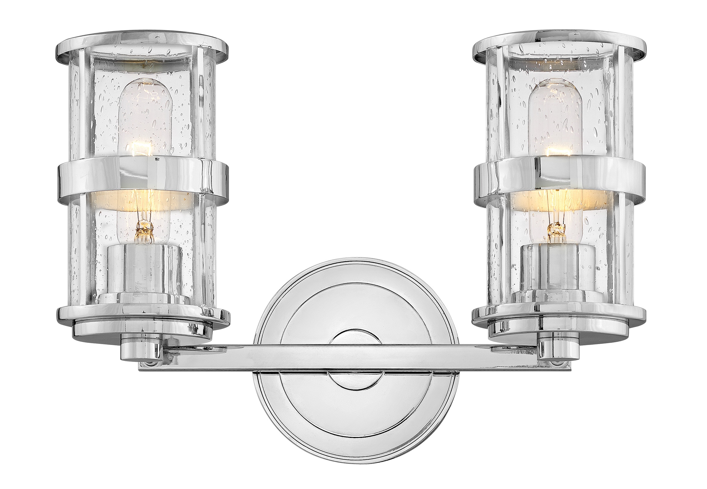 Hinkley 5432CM Noah 13.75-in 2 -Light Gloss Chrome Transitional Vanity light