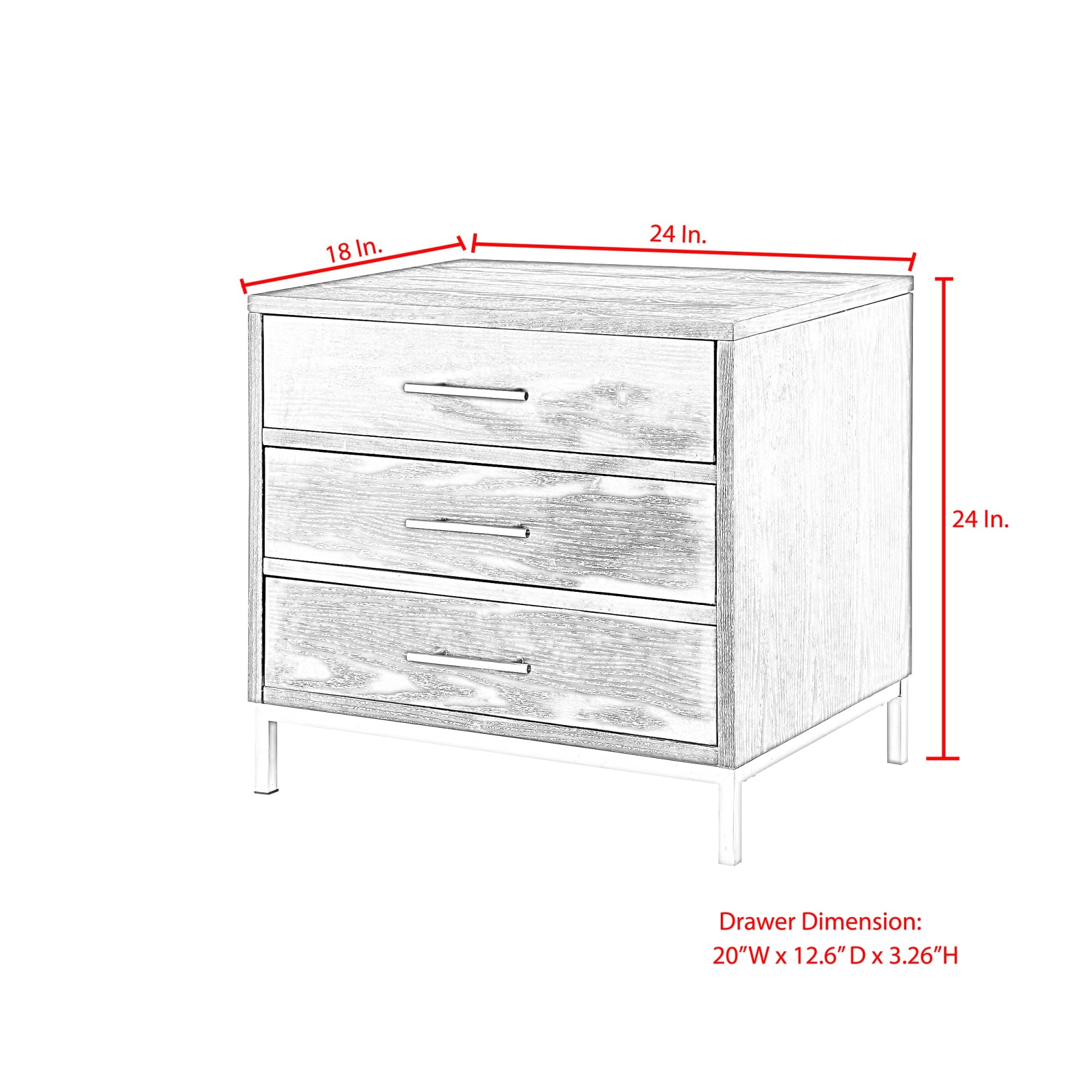 Nicole Miller NST155-09BK-LS End-Tables - View #9