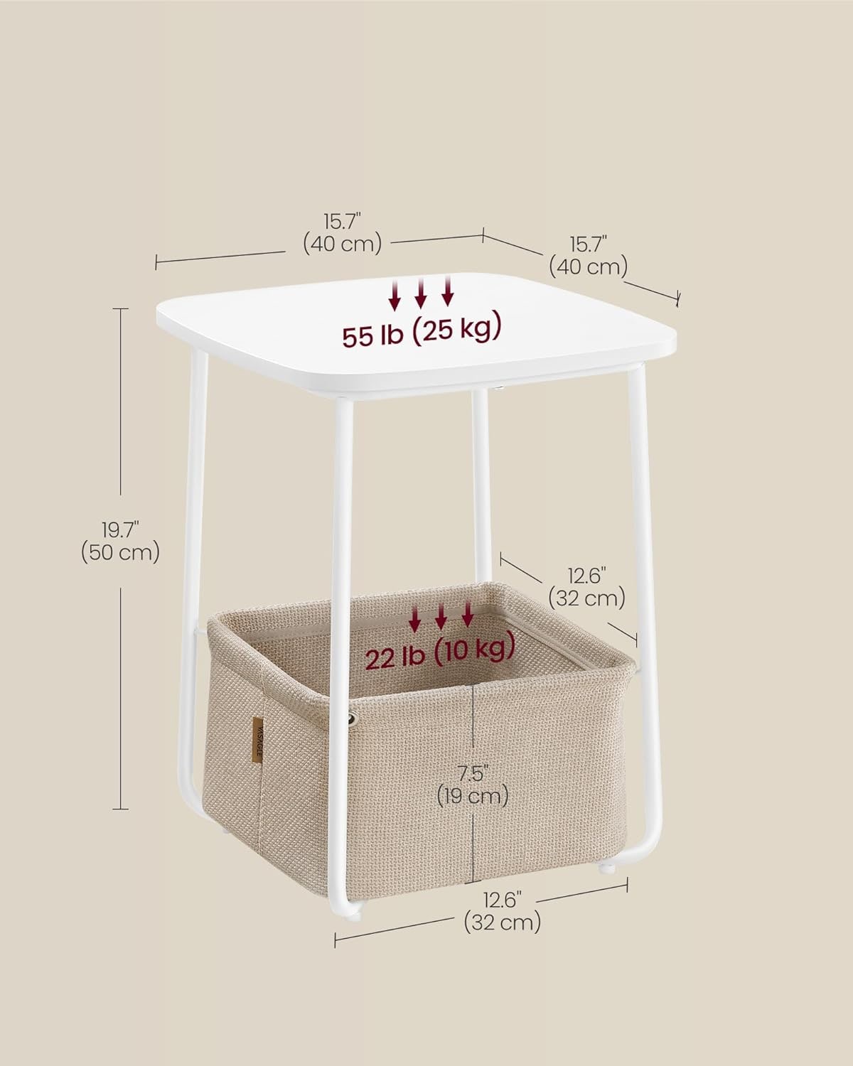 SONGMICS HOME LET229W10 End-Tables - View #7