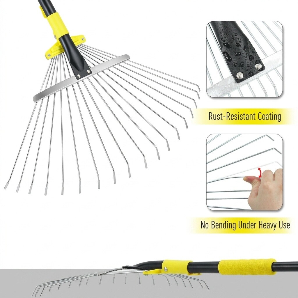 Etokfoks LETH1H57P Lawn-Leaf-Rakes - View #5