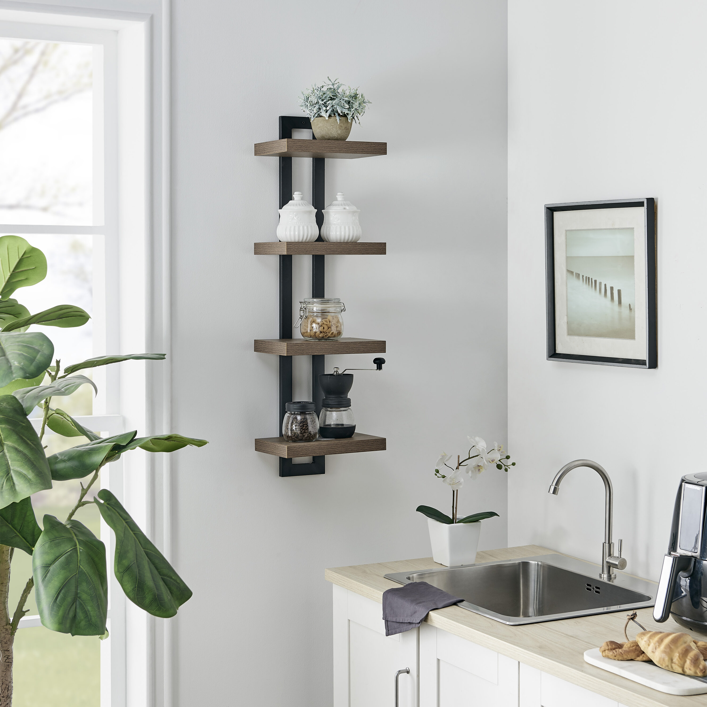 Danya B. GH2220WN Wall-Mounted-Shelving - View #6