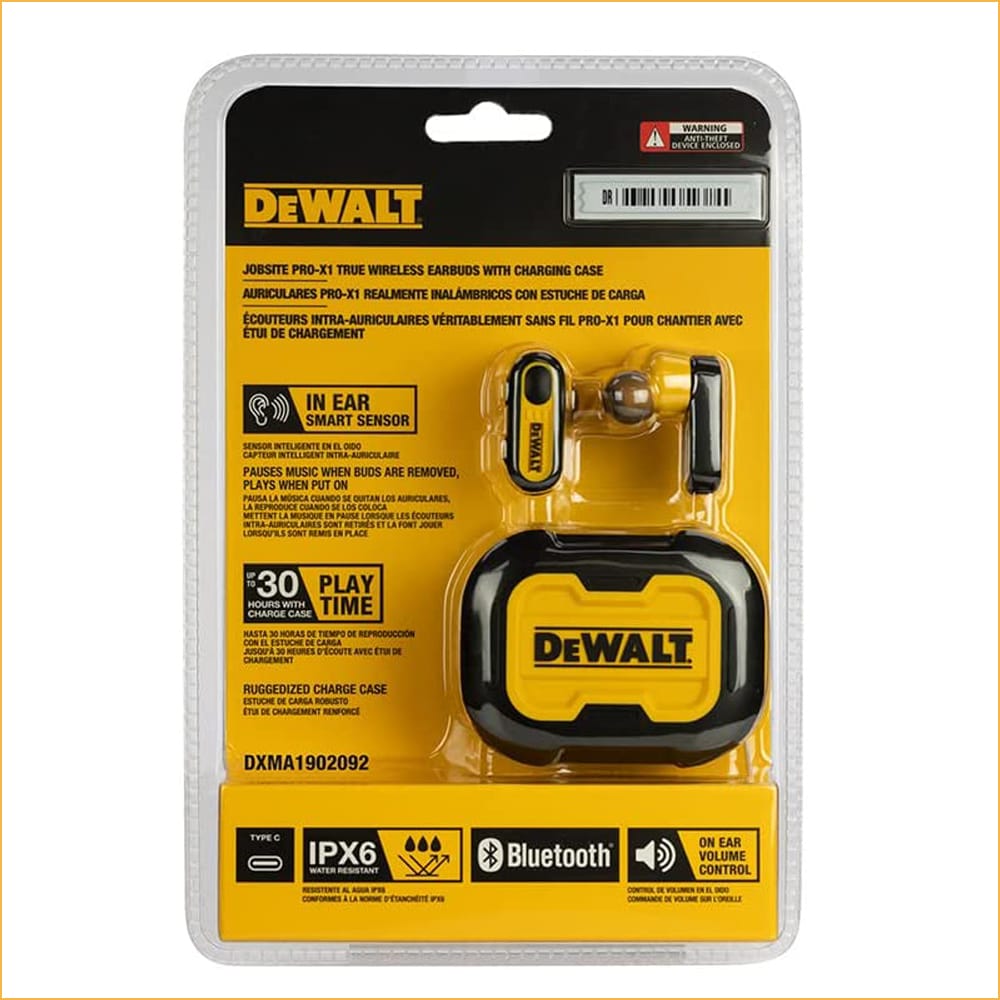 Dewalt fashion bluetooth earbuds