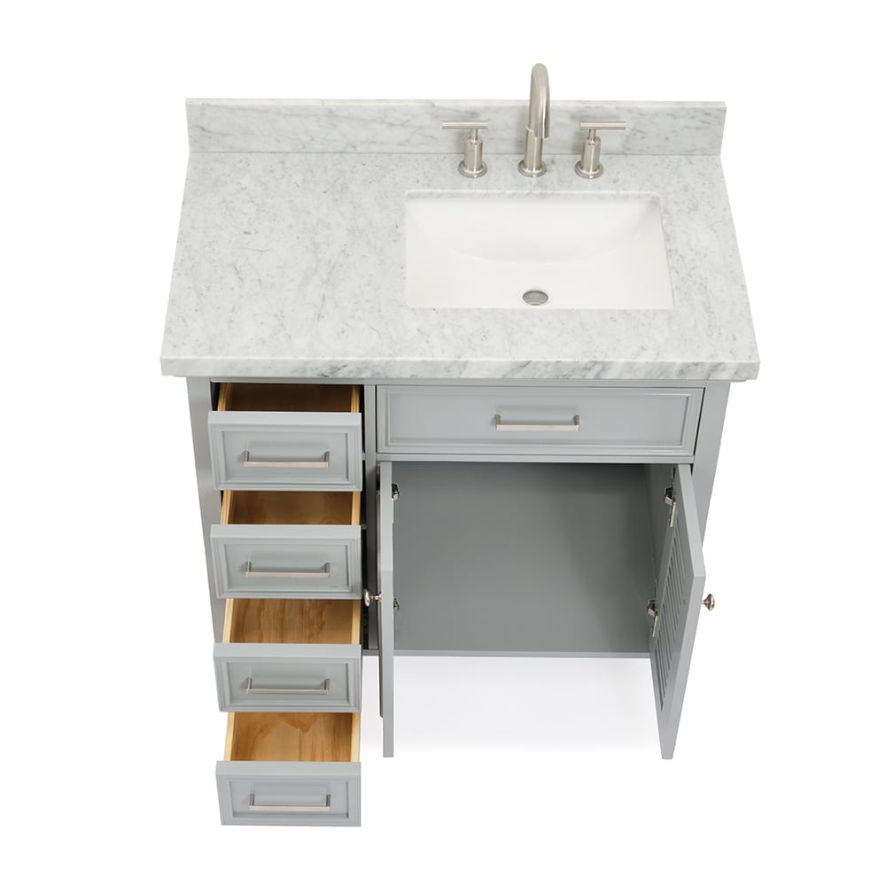 ARIEL D037S-R-VO-GRY Bath-Vanity-Combo - View #6
