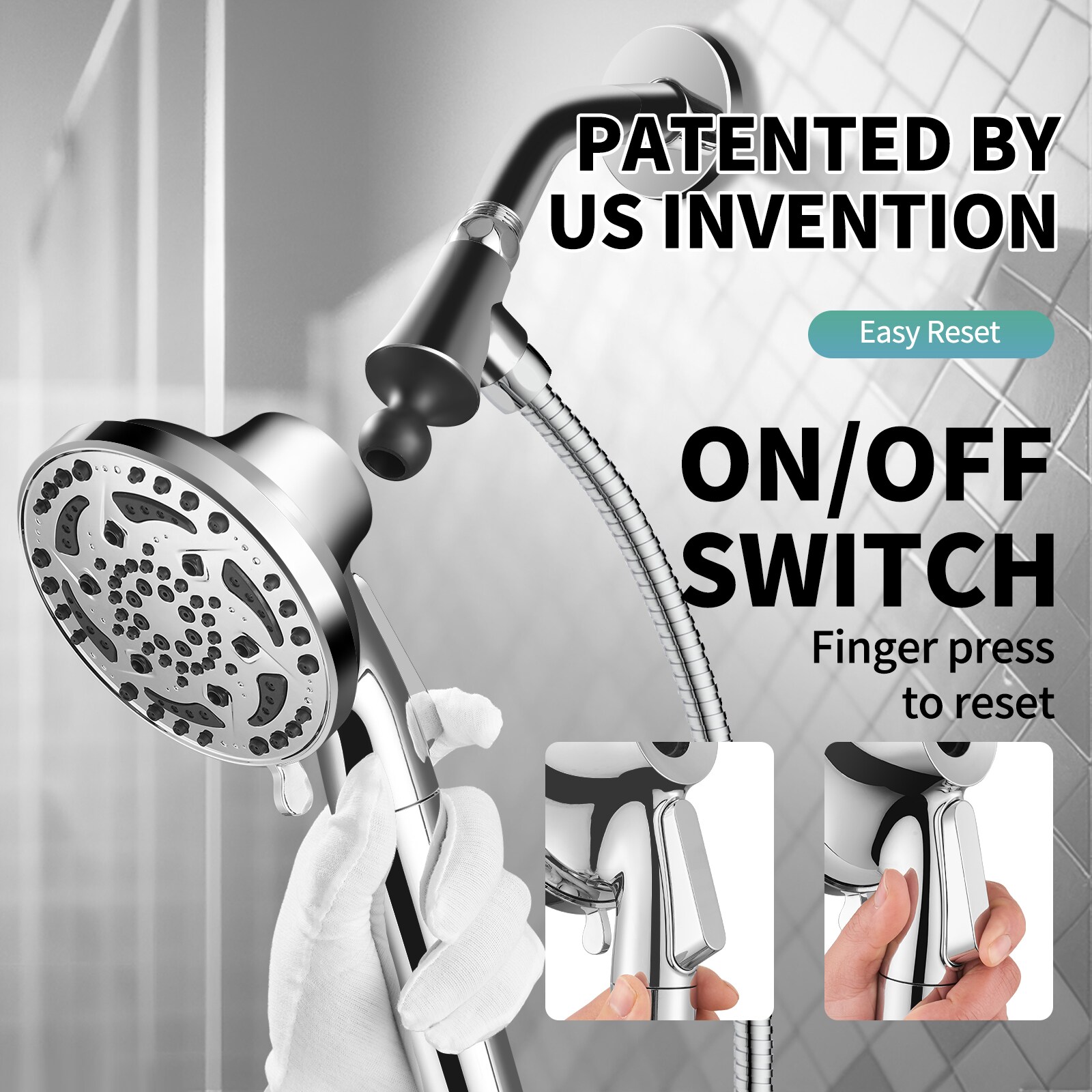 Cobbe LSSHK0207C Fixed-Showerhead - View #3