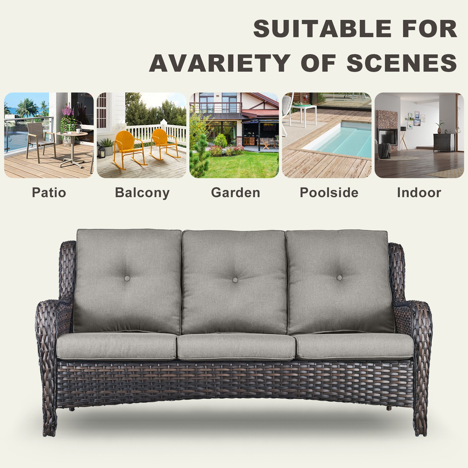  PA013-3CZ Patio-Sofas-Daybeds - View #7