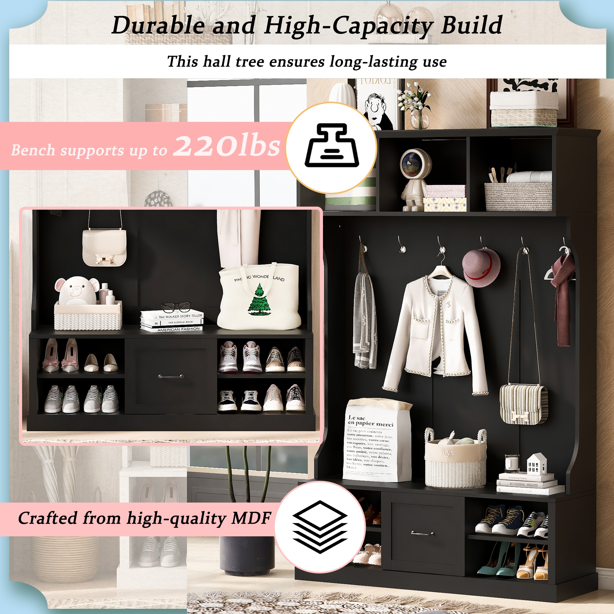 ModernLuxe L3P-N724P264673B Coatrack-Stands-Pedestals - View #4