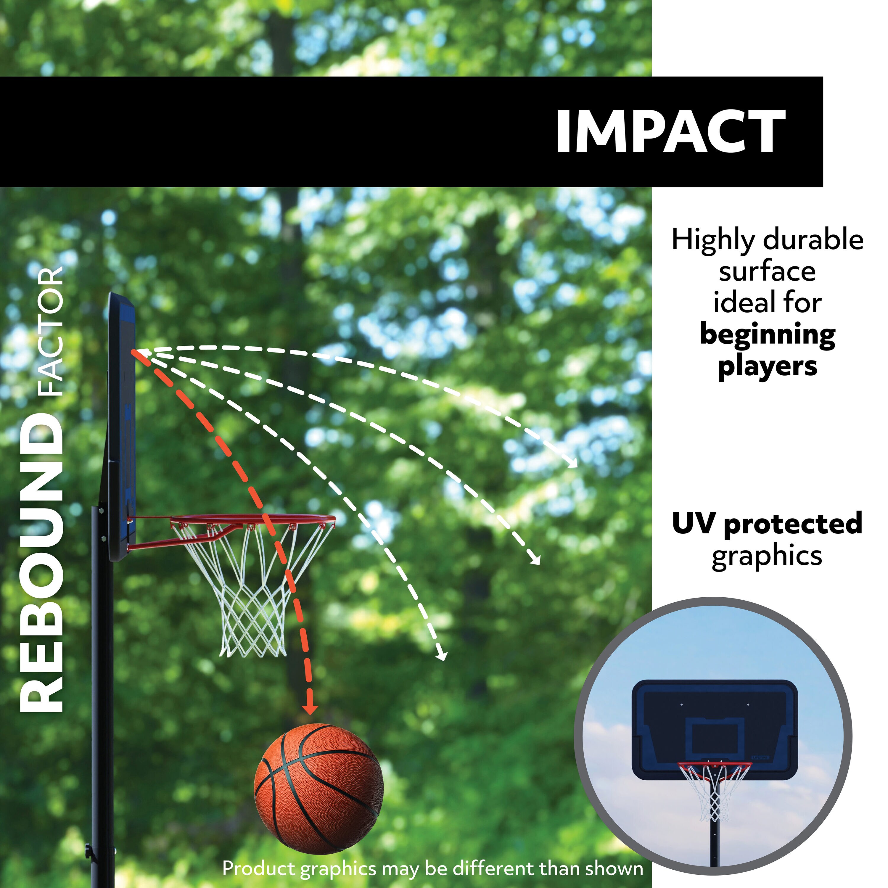 LIFETIME PRODUCTS 90022 Basketball-System - View #2
