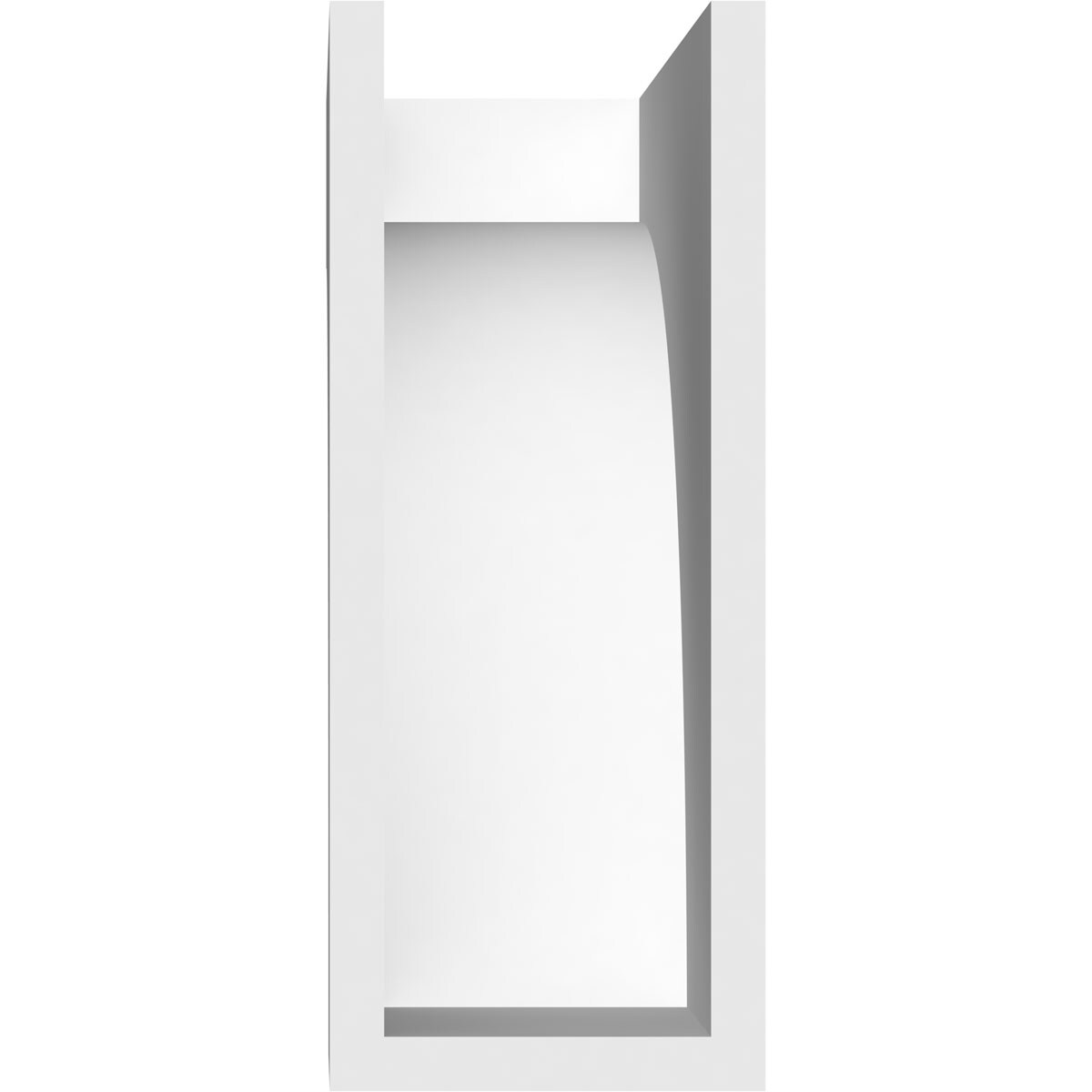 Ekena Millwork RFTP04X10X12HUN Exterior-Brackets-Braces - View #4